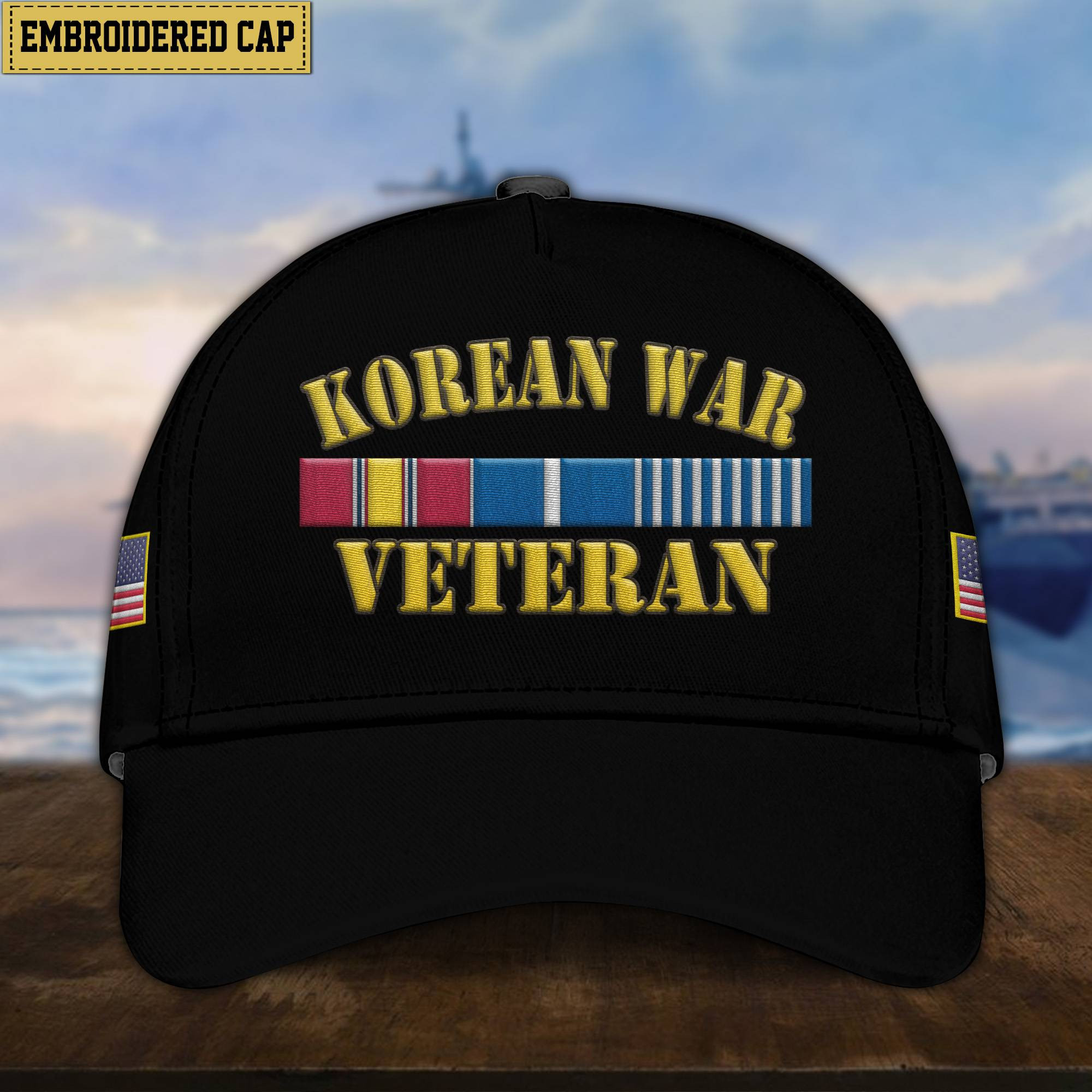 Premium Korean War Veteran Embroidered Cap, Gifts for Korean War Veteran, Gifts for Father’s Day, Veterans Day VPVC300905