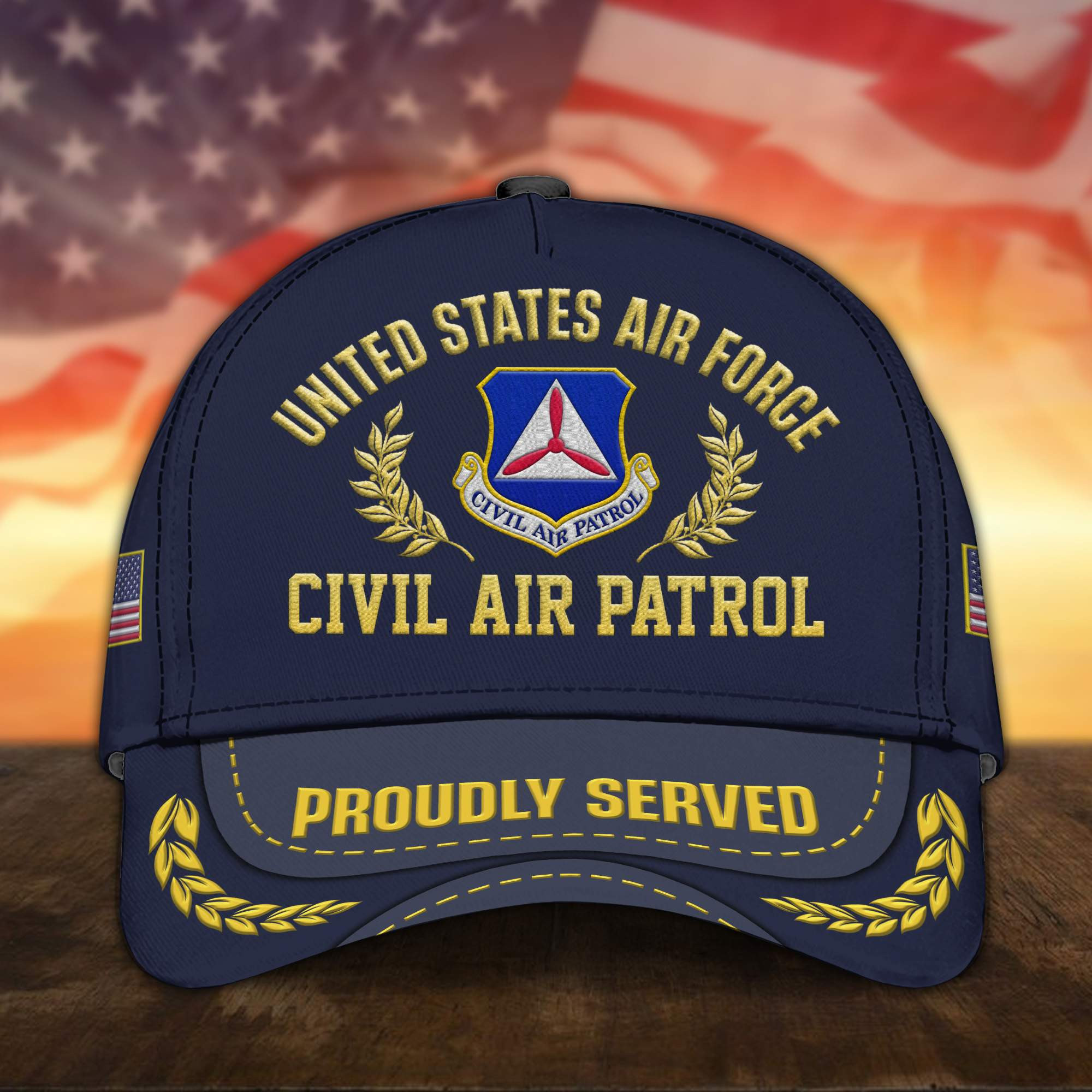 Premium USAF Civil Air Patrol Veteran Embroidered Cap BPVC110714