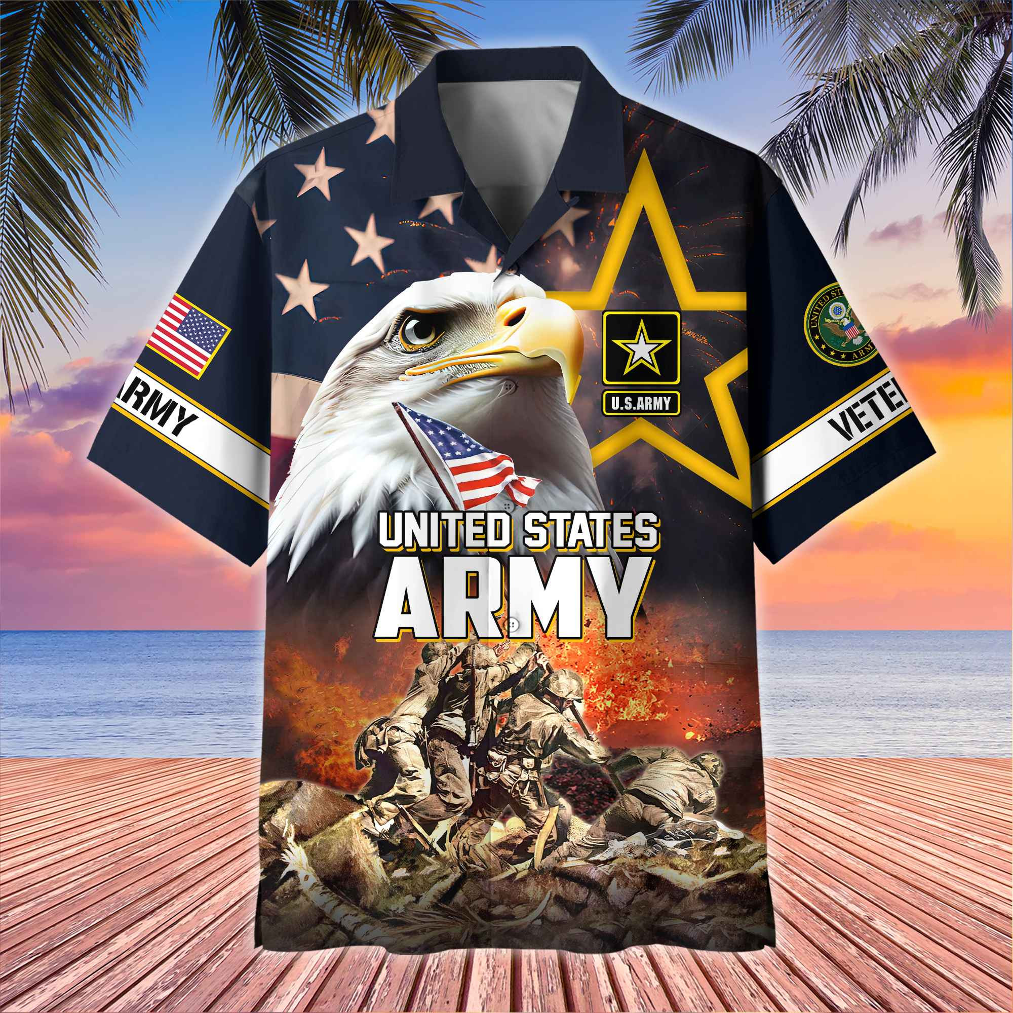 Premium Honoring All Who Served US Veterans Hawaii Shirt, Gifts For Independence Day, Father’s Day, Veterans Day, Gifts For Dad, Gifts For Husband Veteran BPVC180701
