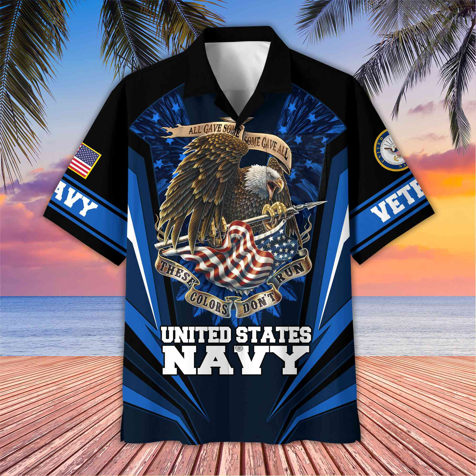 US Navy Hawaiian Shirt With Pocket Gifts For US Navy Veteran, Gifts For Veterans Day, Father’s Day VPVC403002