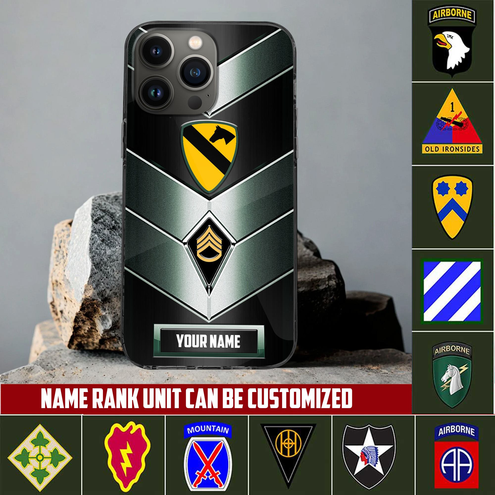 US Army Phone Case, Gifts For US Army Veteran, Gifts For Veterans Day, Father’s Day VPVC500101
