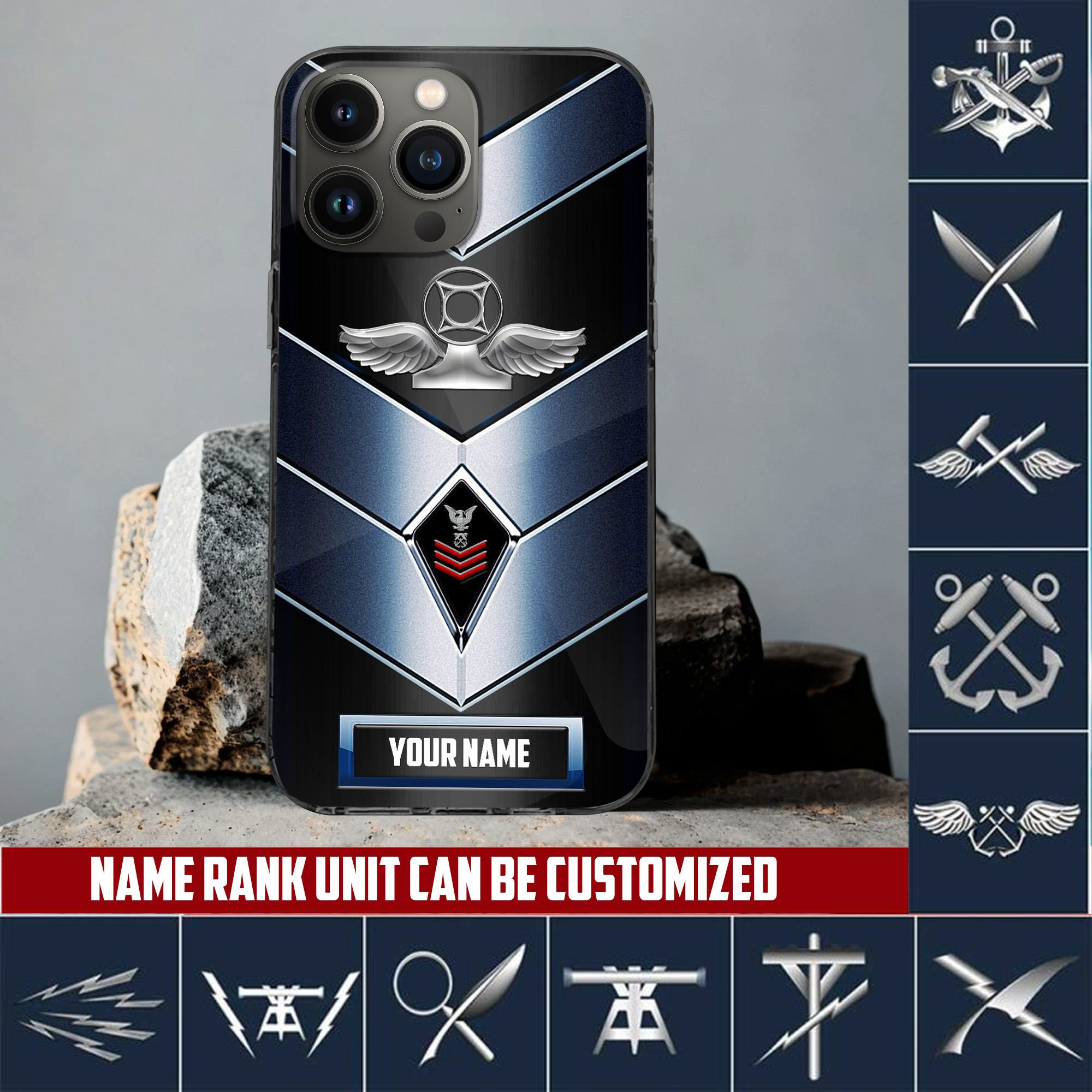 US Navy Phone Case, Gifts For US Navy Veteran, Gifts For Veterans Day, Father’s Day VPVC500102