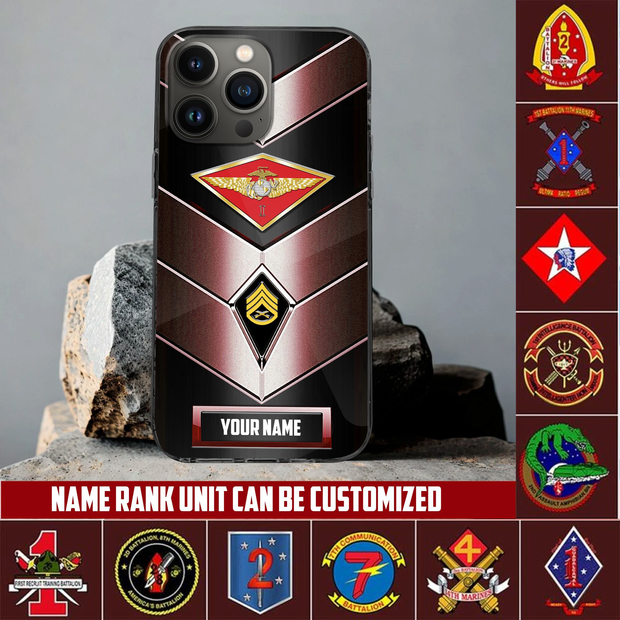USMC Phone Case, Gifts For US Marine Veteran, Gifts For Veterans Day, Father’s Day VPVC500103