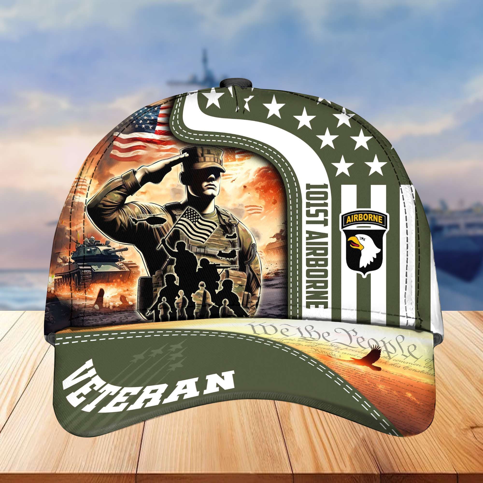 101st Airborne Division Cap, Gifts for Dad, Gifts for Husband Veteran VPVC003403