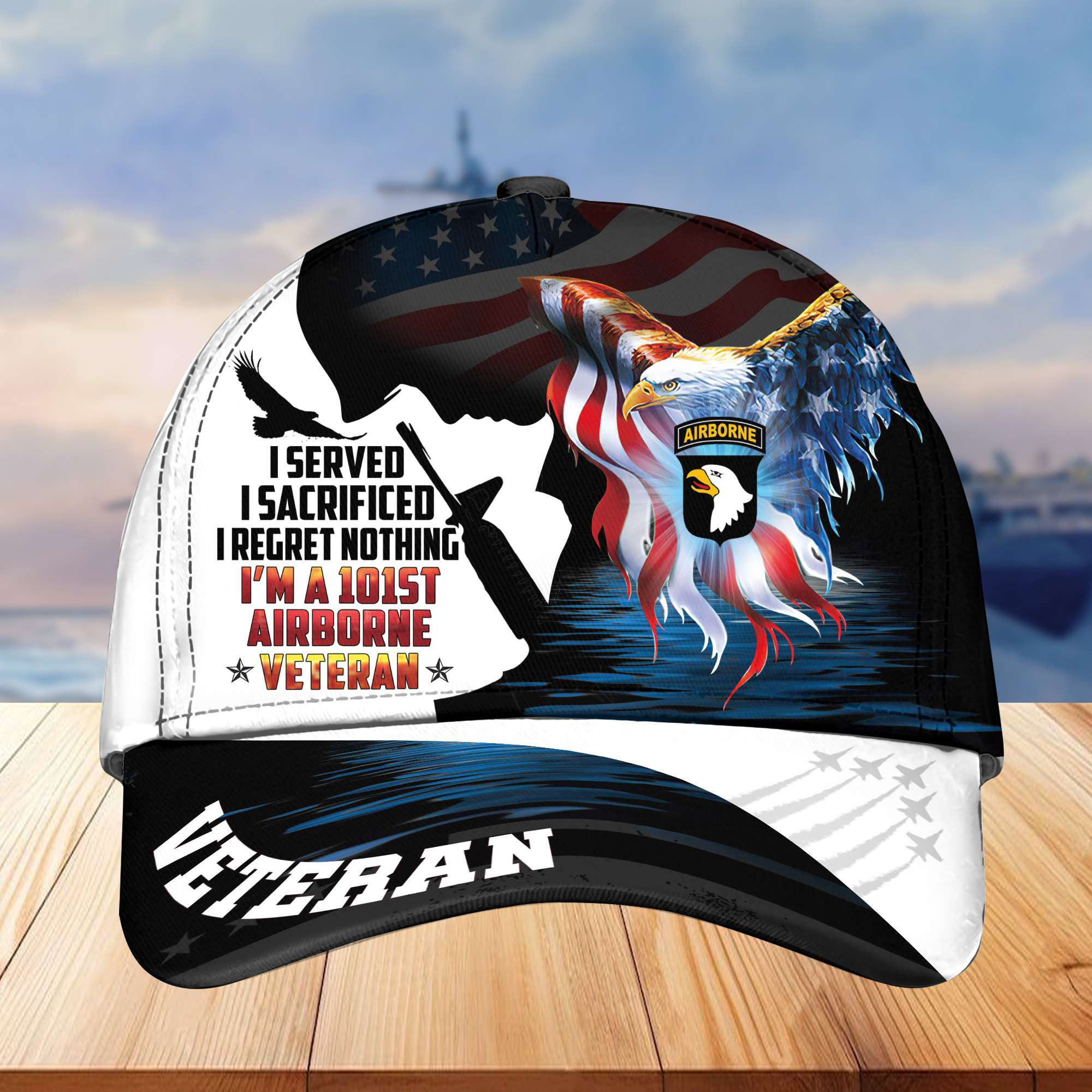 Premium 101st Airborne Division Cap, Gifts for Dad, Gifts for Husband Veteran VPVC003003