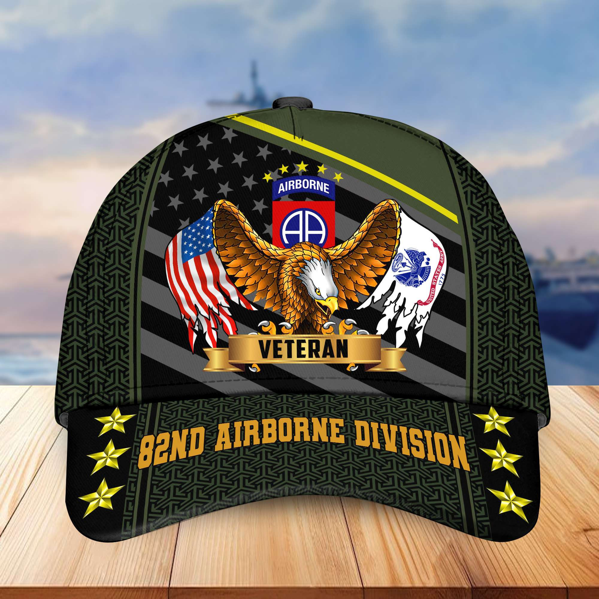 Premium 82nd Airborne Division Cap, Gifts for US Veteran VPVC003102