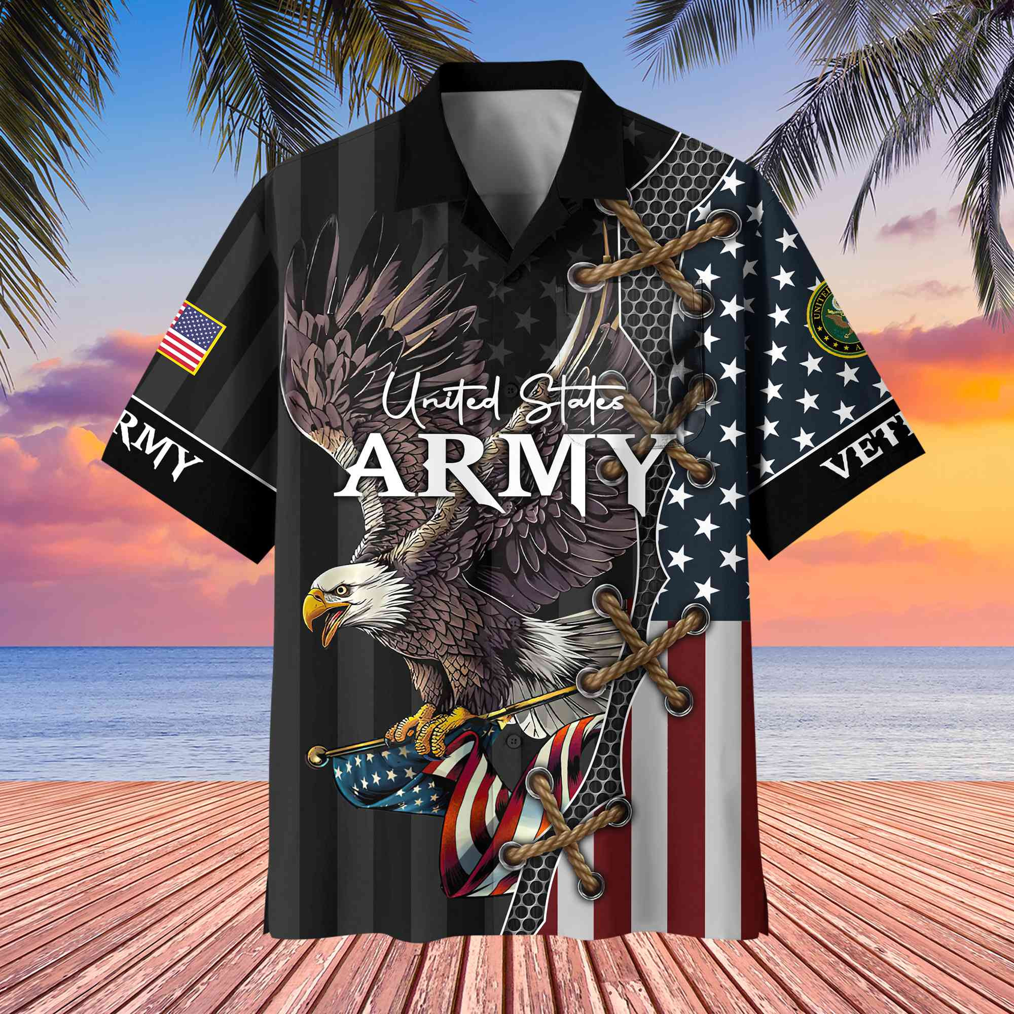 Premium US Veterans Hawaiian Shirt With Pocket, Gifts For Veterans Day, Father’s Day VPVC150810
