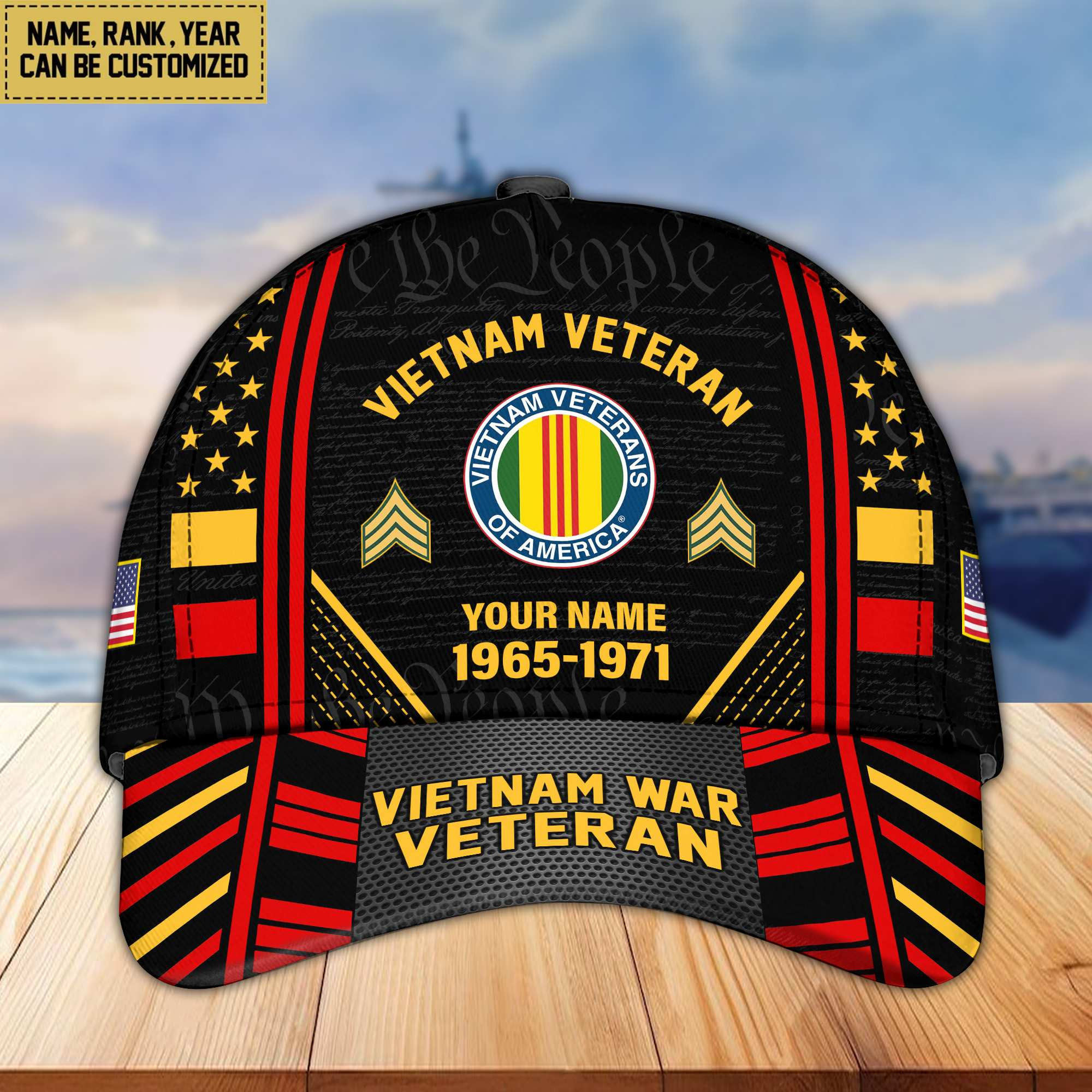 Premium Vietnam War Veteran Cap, Gifts for Vietnam Veteran VPVC200810