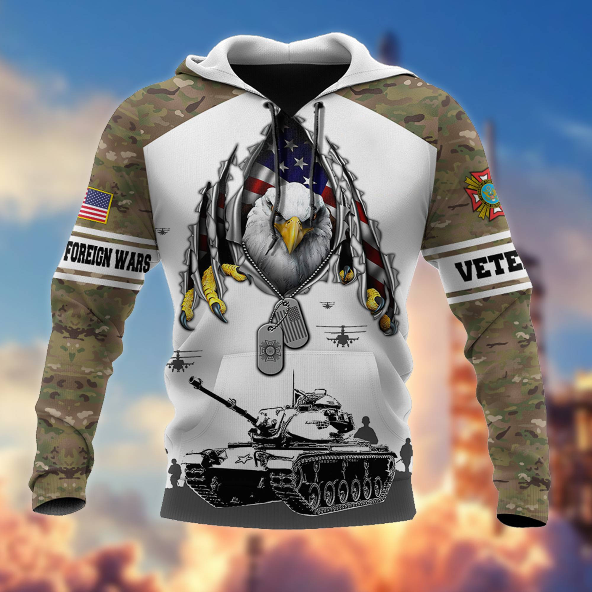 Premium Veterans of Foreign Wars Hoodie BPVC230812