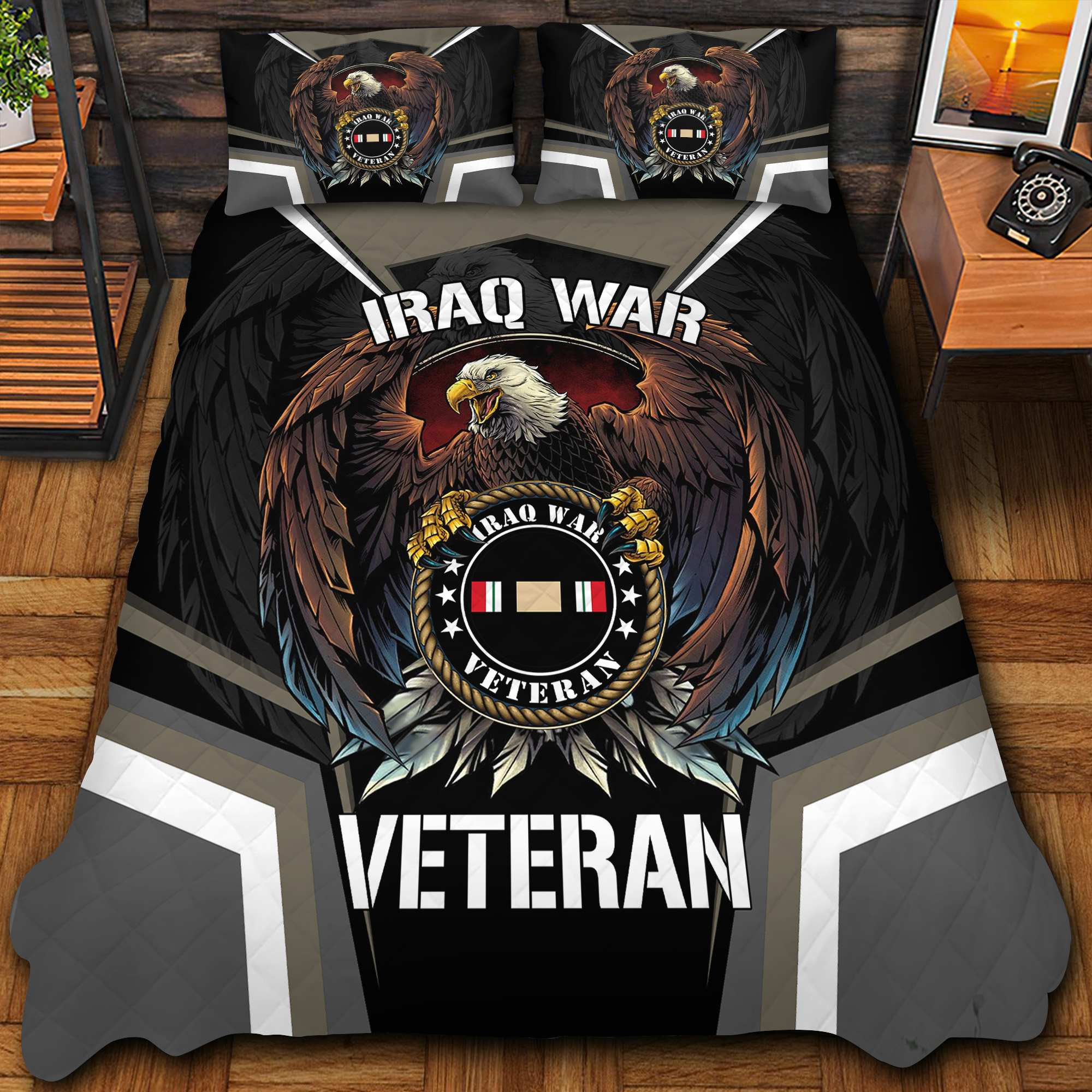 Premium Iraq War Veteran Bedding Set BPVC270811