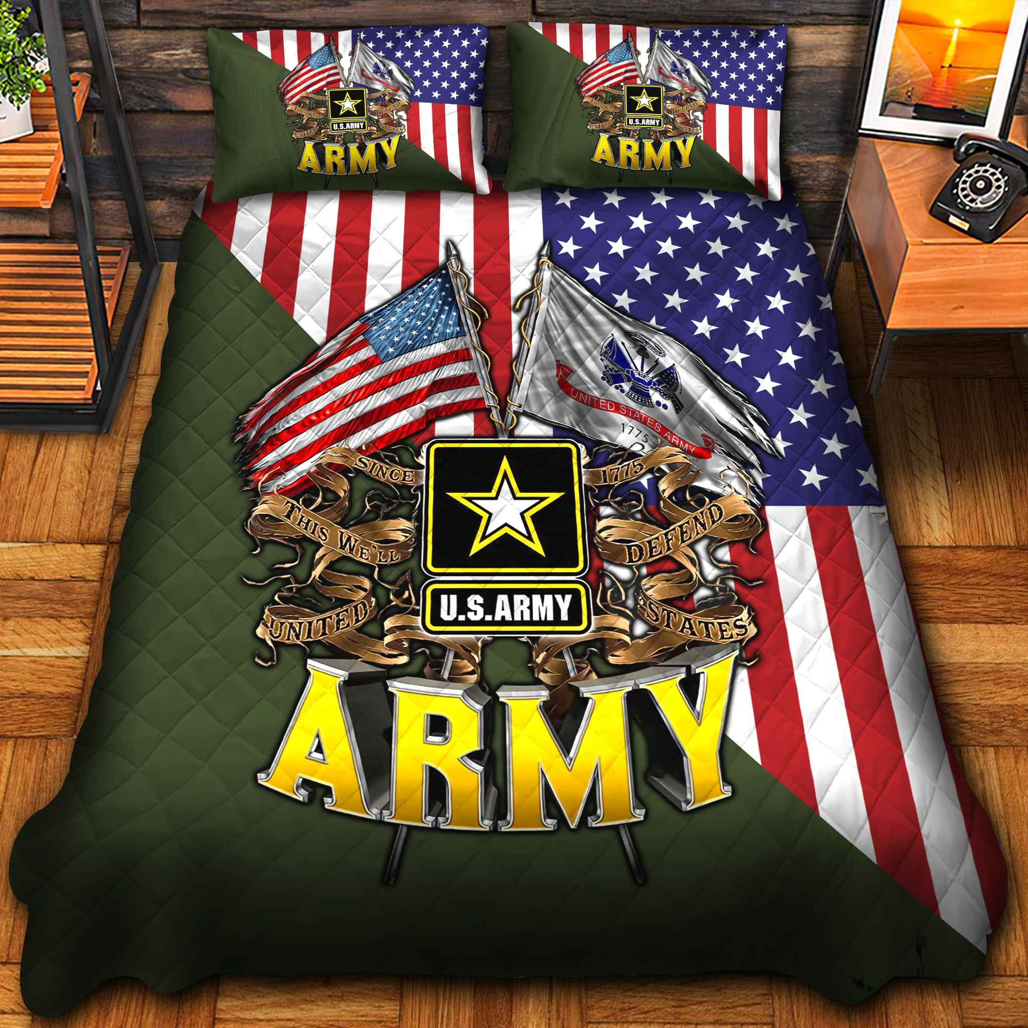 Premium Honoring All Who Served US Veterans Bedding Set BPVC270801, Gifts For US Veterans, Gifts For Veterans Day
