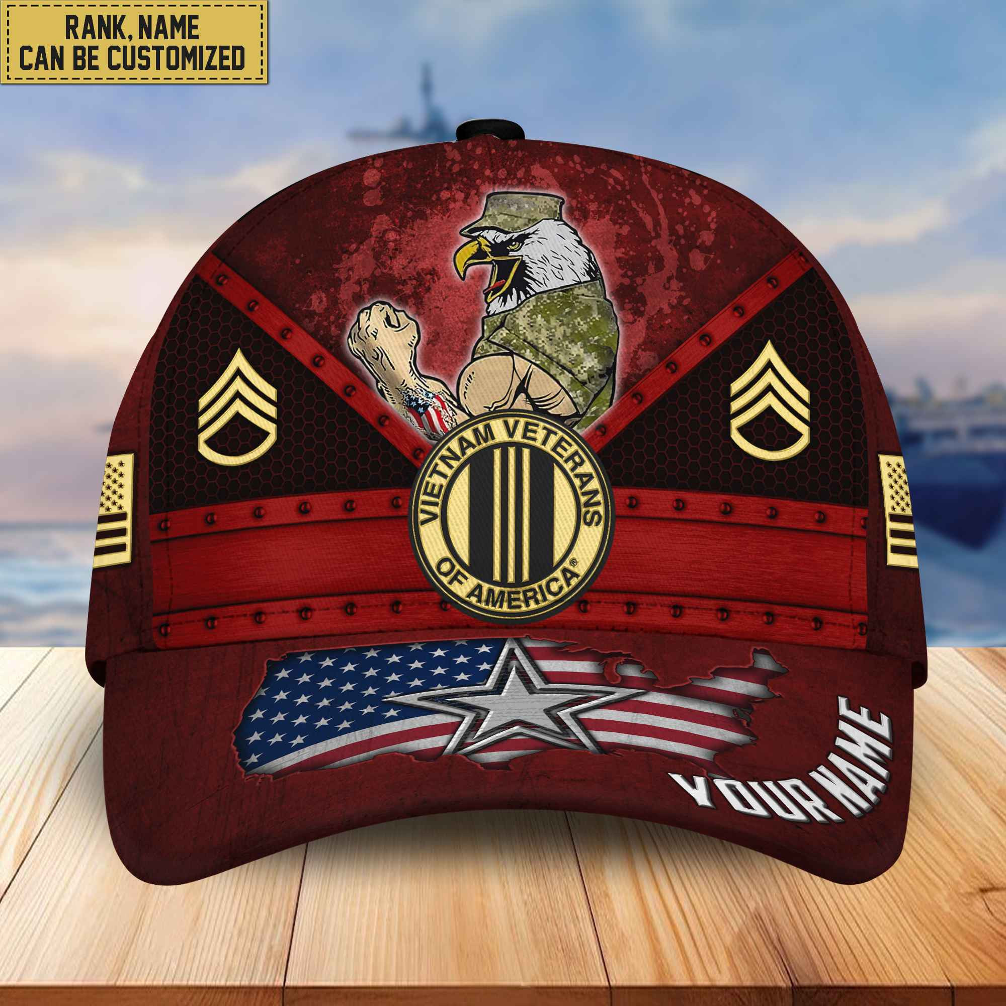 Premium Vietnam Veteran Custom Cap, Gifts for Vietnam Veteran VPVC005106