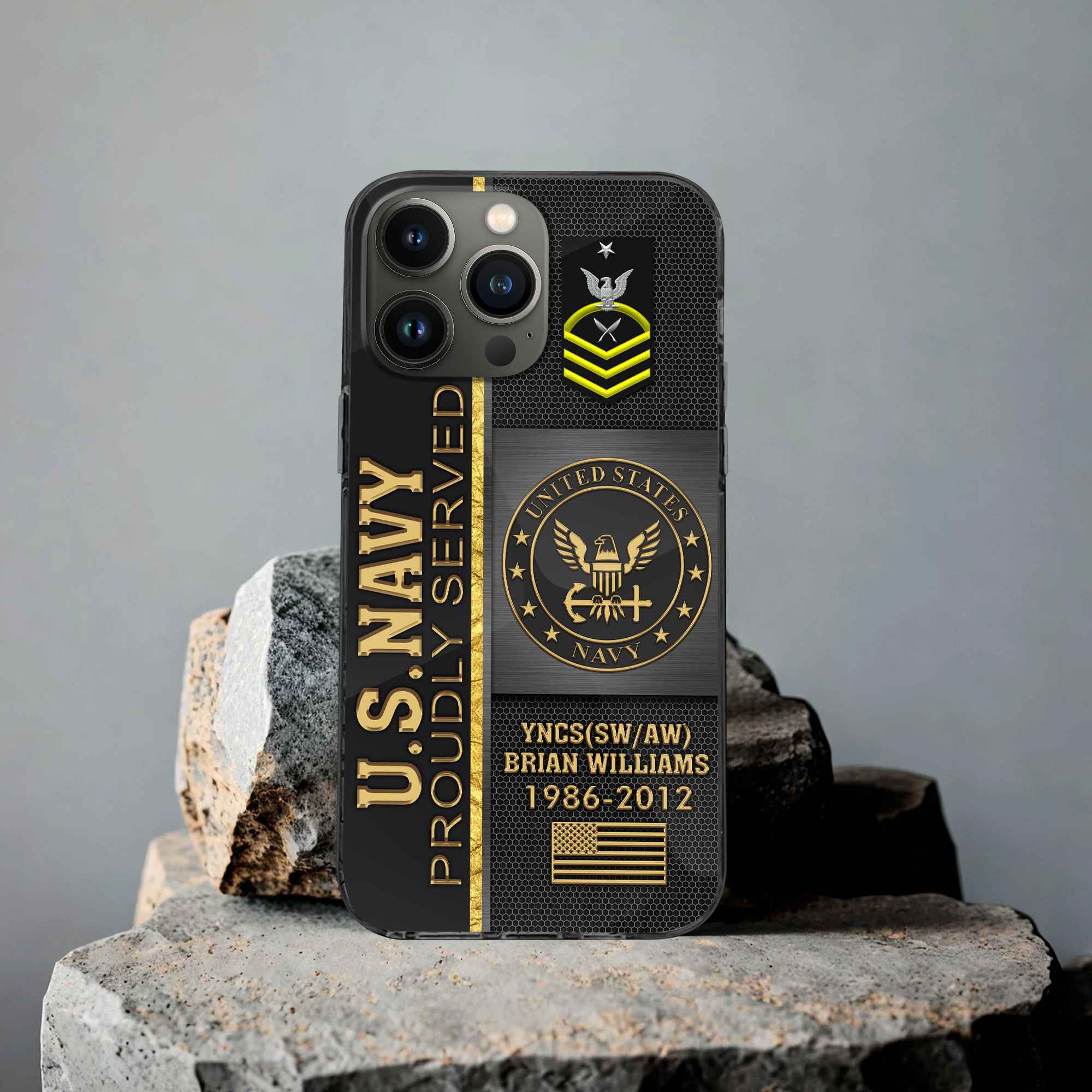 US Navy Phone Case, Gifts For Navy Veteran, Gifts For Veterans Day, Father’s Day BPVC240910