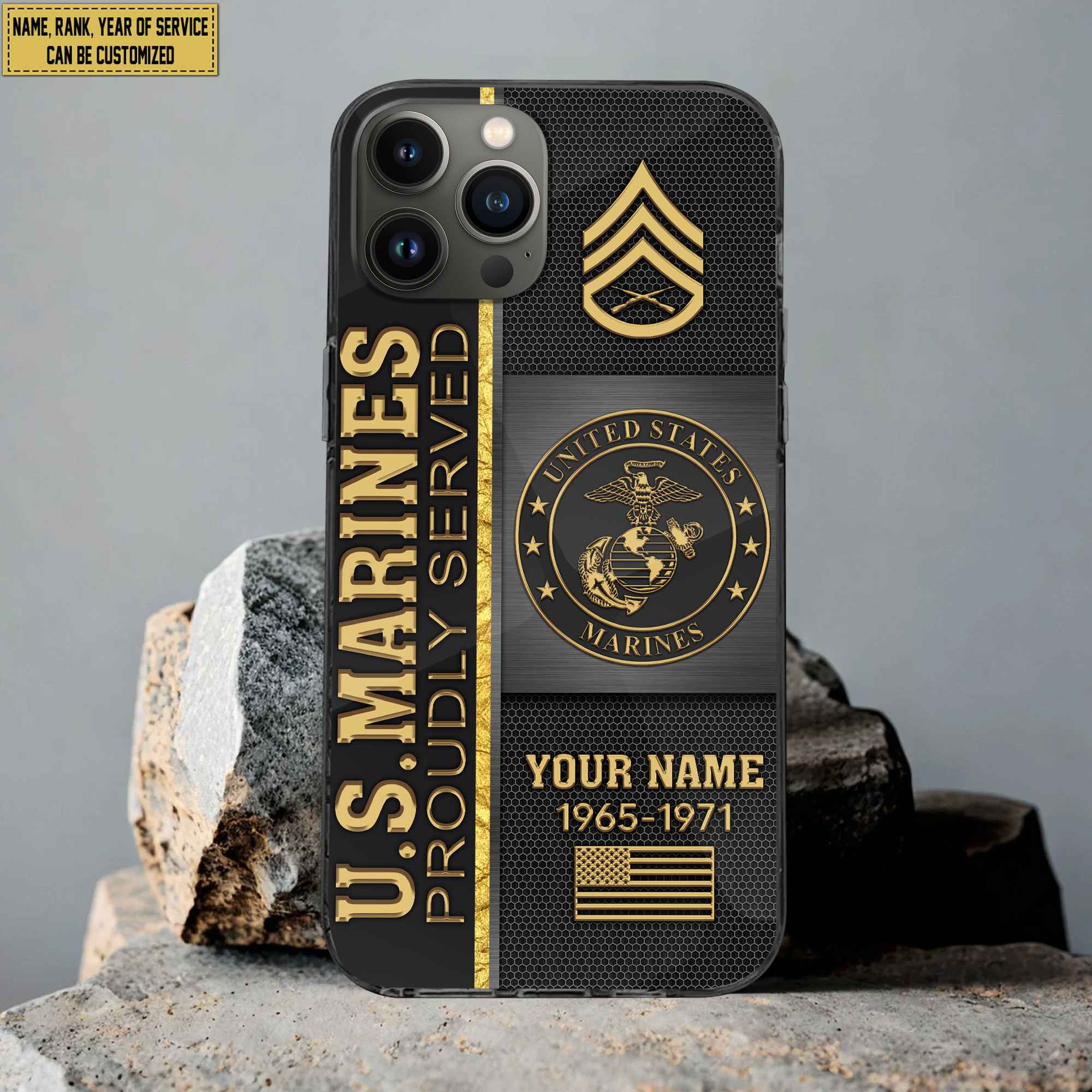 USMC Phone Case, Gifts For Marine Veteran, Gifts For Veterans Day, Father’s Day VPVC501103
