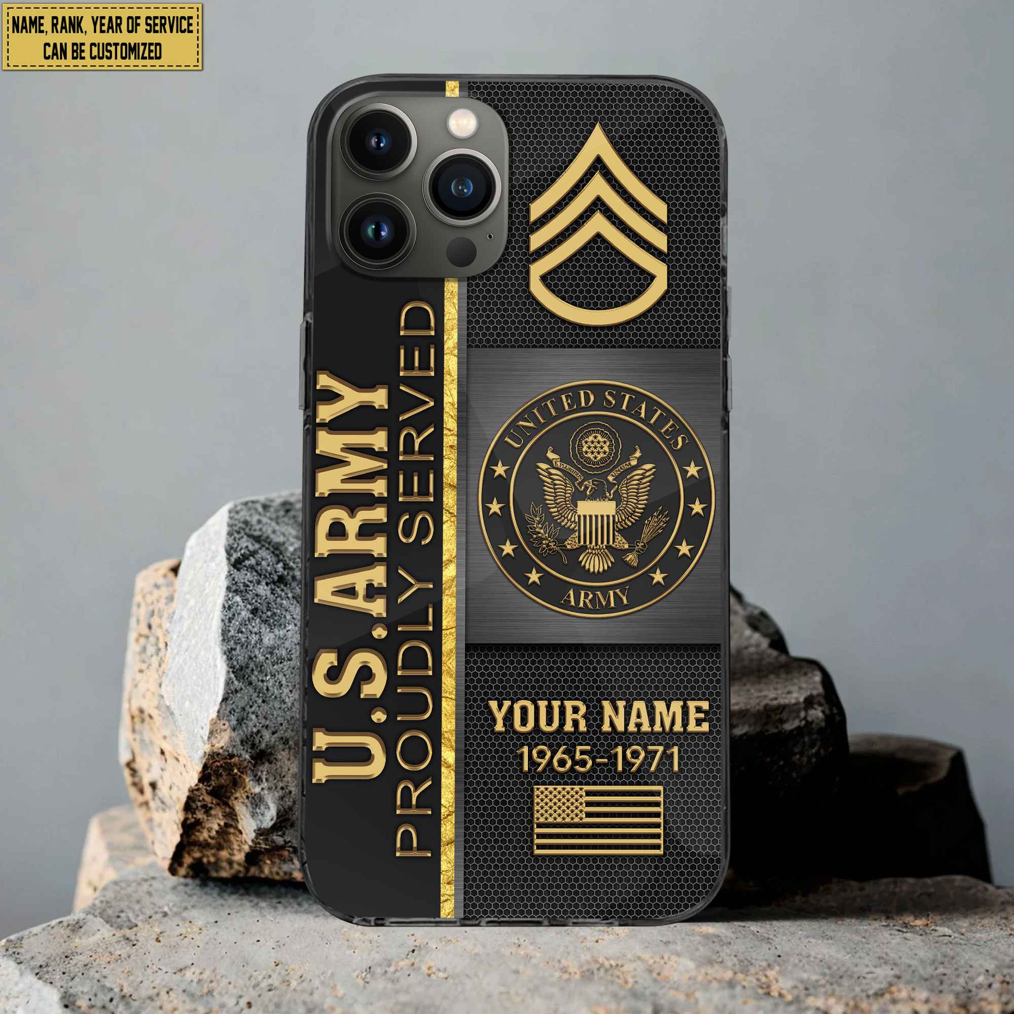 US Army Phone Case, Gifts For Army Veteran, Gifts For Veterans Day, Father’s Day VPVC501101