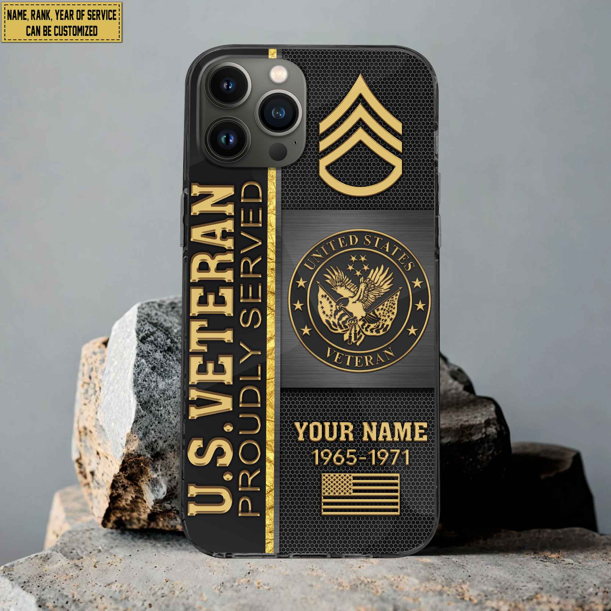 US Veteran Phone Case, Gifts For US Veteran, Gifts For Veterans Day, Father’s Day VPVC501107