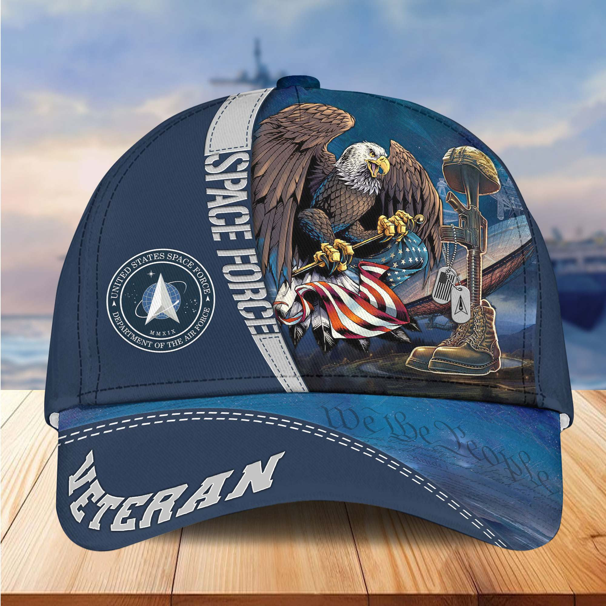 Premium US Veterans Cap APHN231212, Gifts For US Veterans, Gifts On Father’s Day, Armed Force Day, Independence Day, Veterans Day