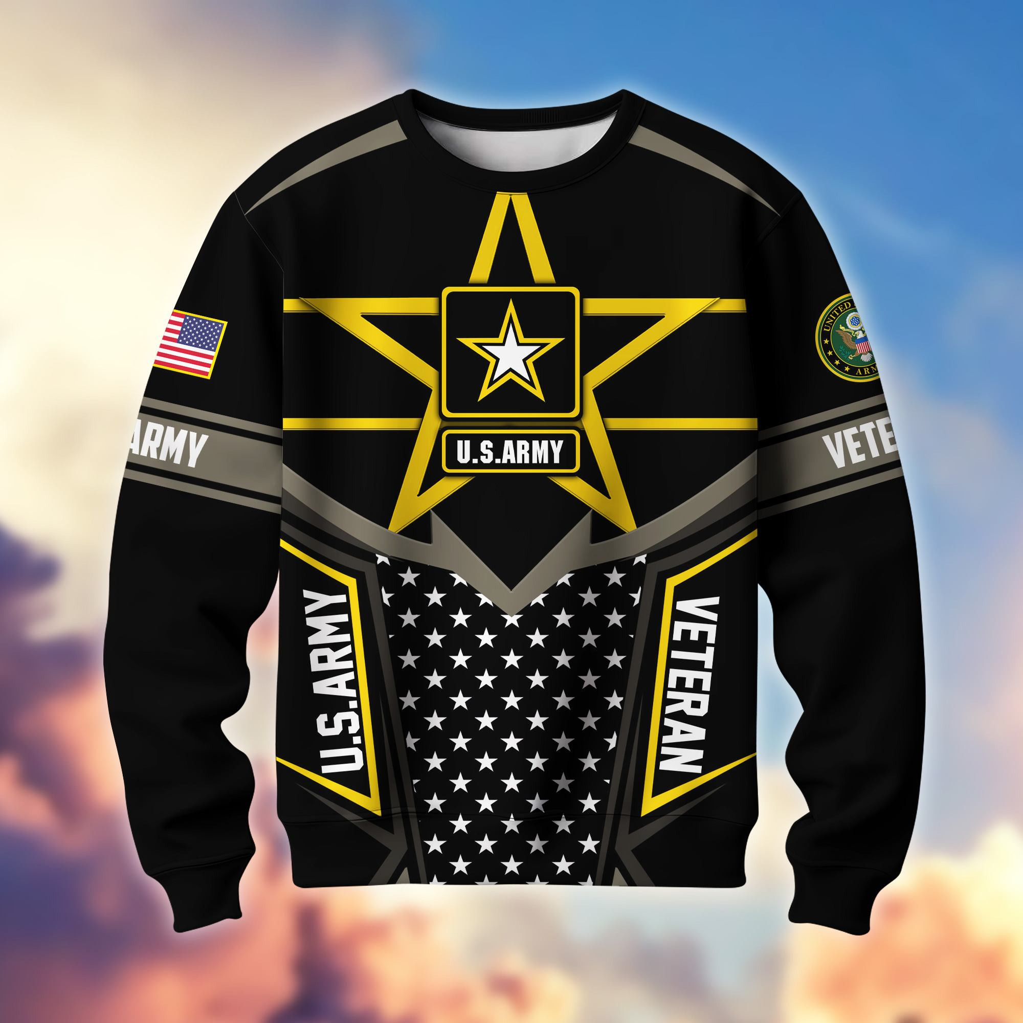 Premium US Veterans Sweatshirt BPHN180211, Gifts For US Veterans, Gifts For Dad, For Husband, Best Gifts On Father’s Day, Armed Forces Day, Independence Day, Veterans Day