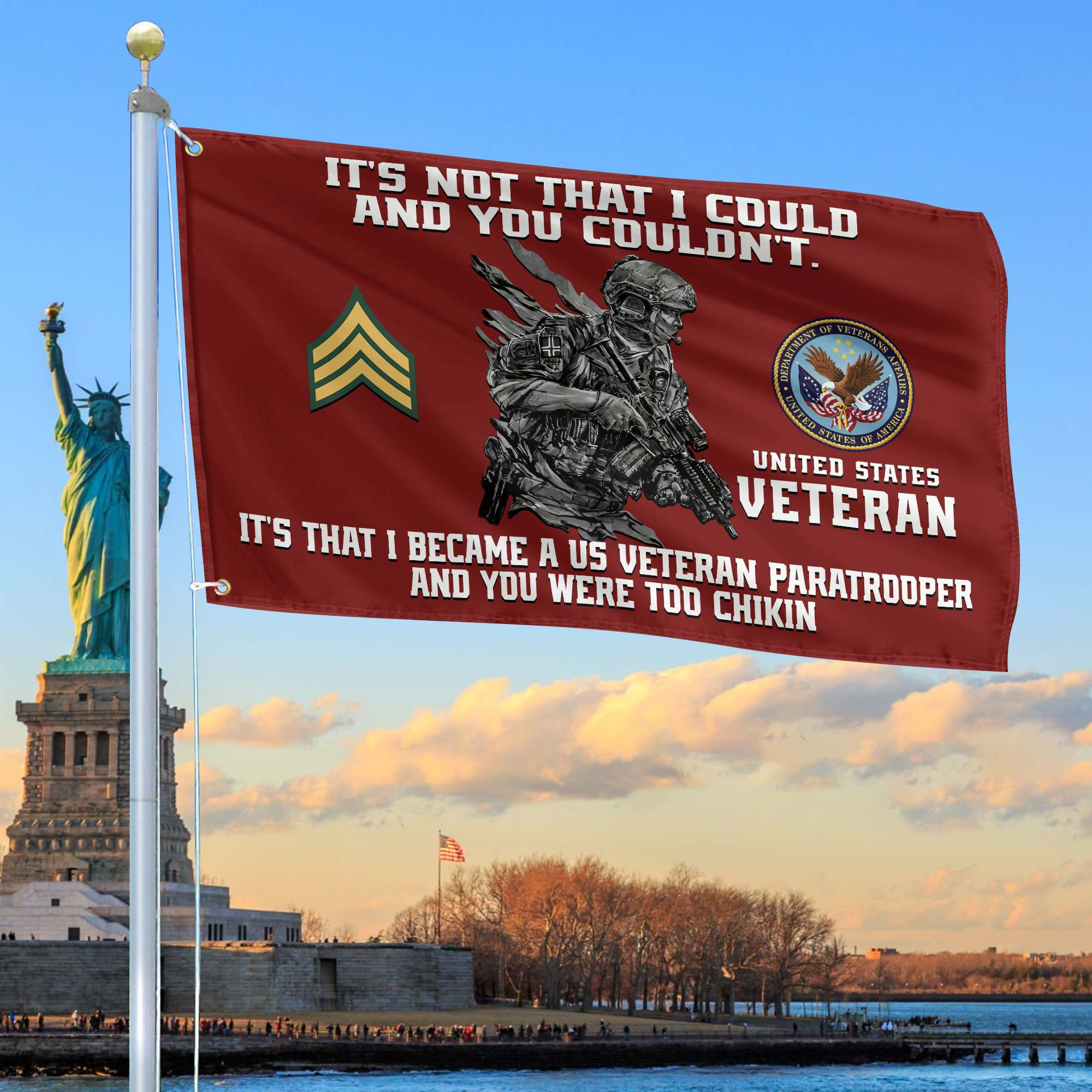 Unique Custom US Veteran Grommet Flag, Gift For US Veteran VPVC104707, Gifts For Dad, For Husband, Best Gifts On Father’s Day, Independence Day, Veterans Day