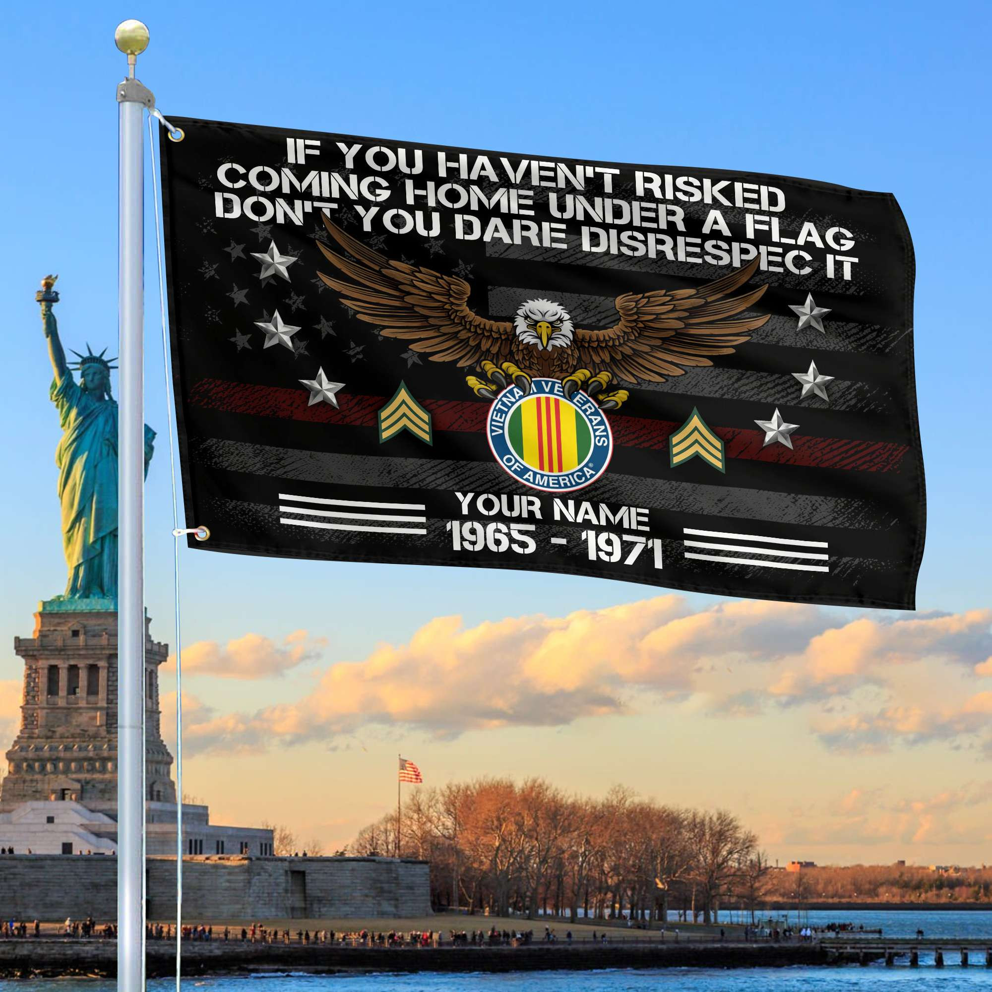 Premium Custom Vietnam Veteran Grommet Flag, Gift For Vietnam Veteran VPVC104906, Gifts For Dad, For Husband, Best Gifts On Father’s Day, Independence Day, Veterans Day