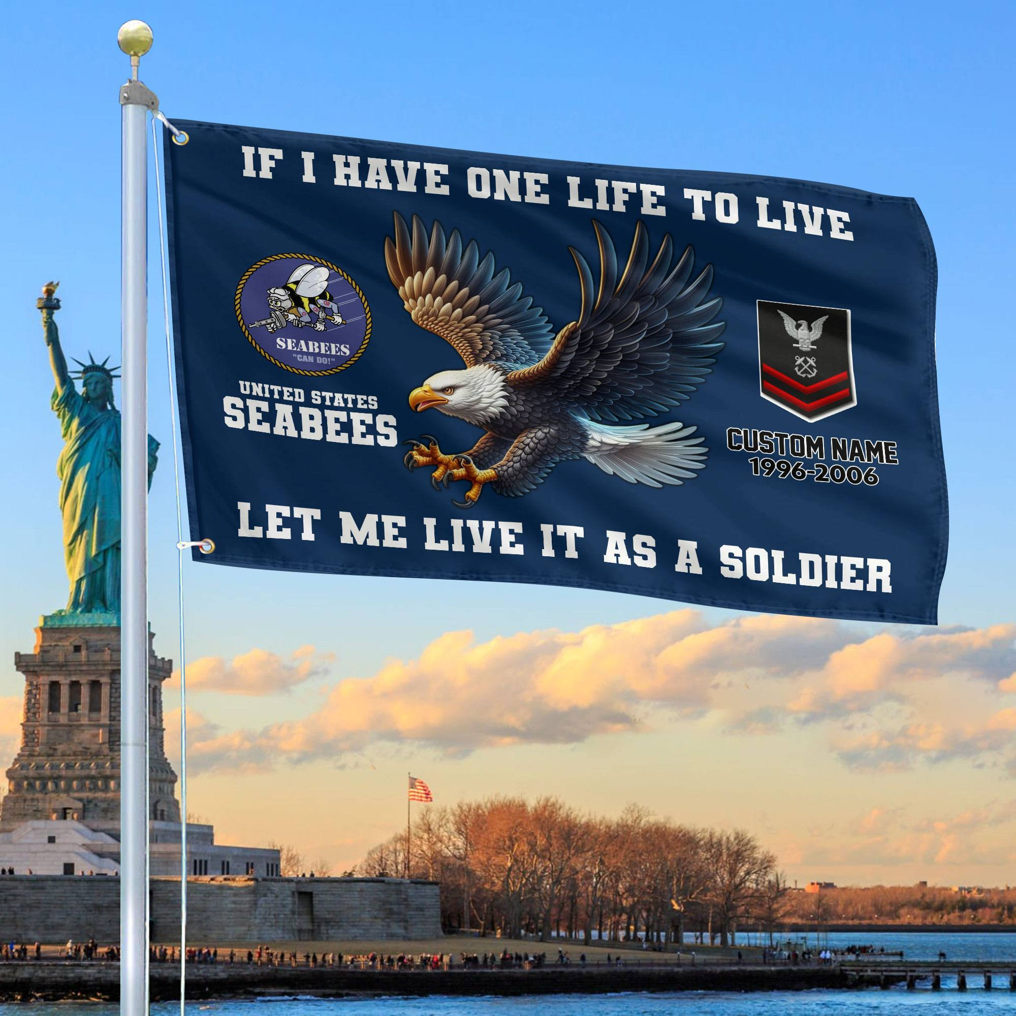 Unique Custom US Seabees Grommet Flag VPVC108209, Gift For Seabees Veteran, Gifts For Dad, For Husband, Best Gifts On Father’s Day, Independence Day, Veterans Day