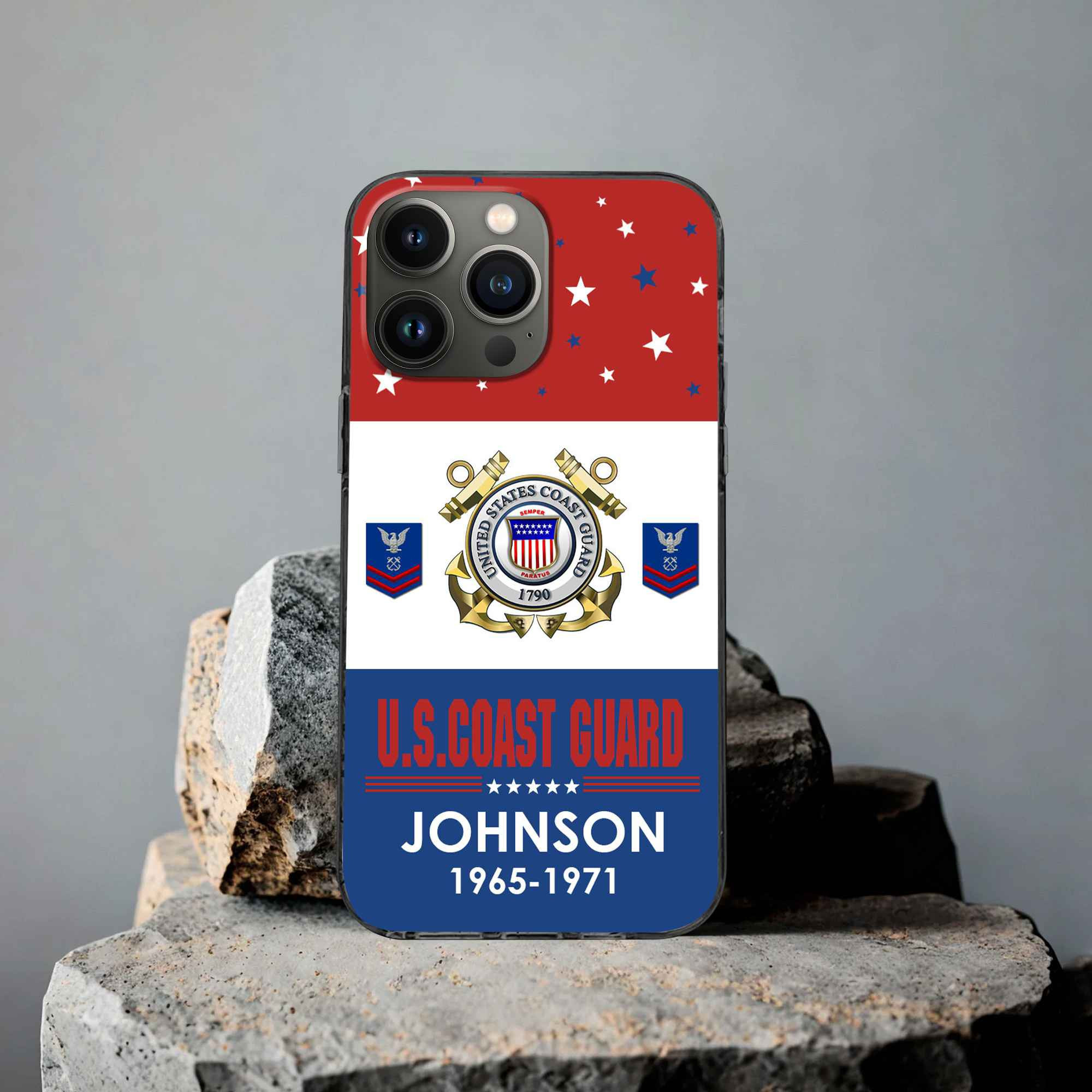 USCG Custom Phone Case VPVC501805, Gifts For Coast Guard Veteran, Best Gifts On Father’s Day, Armed Forces Day, Independence Day, Veterans Day