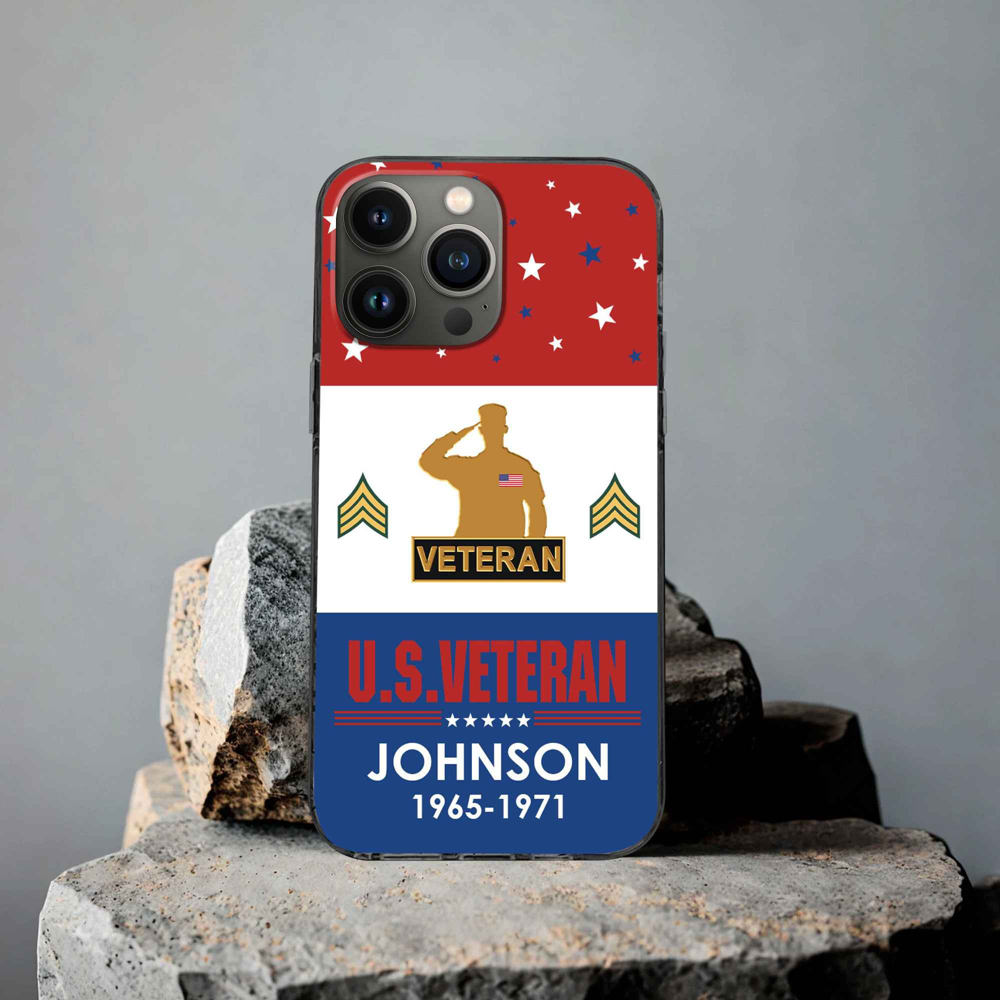 US Veteran Custom Phone Case VPVC501807, Gifts For US Veteran, Best Gifts On Father’s Day, Armed Forces Day, Independence Day, Veterans Day