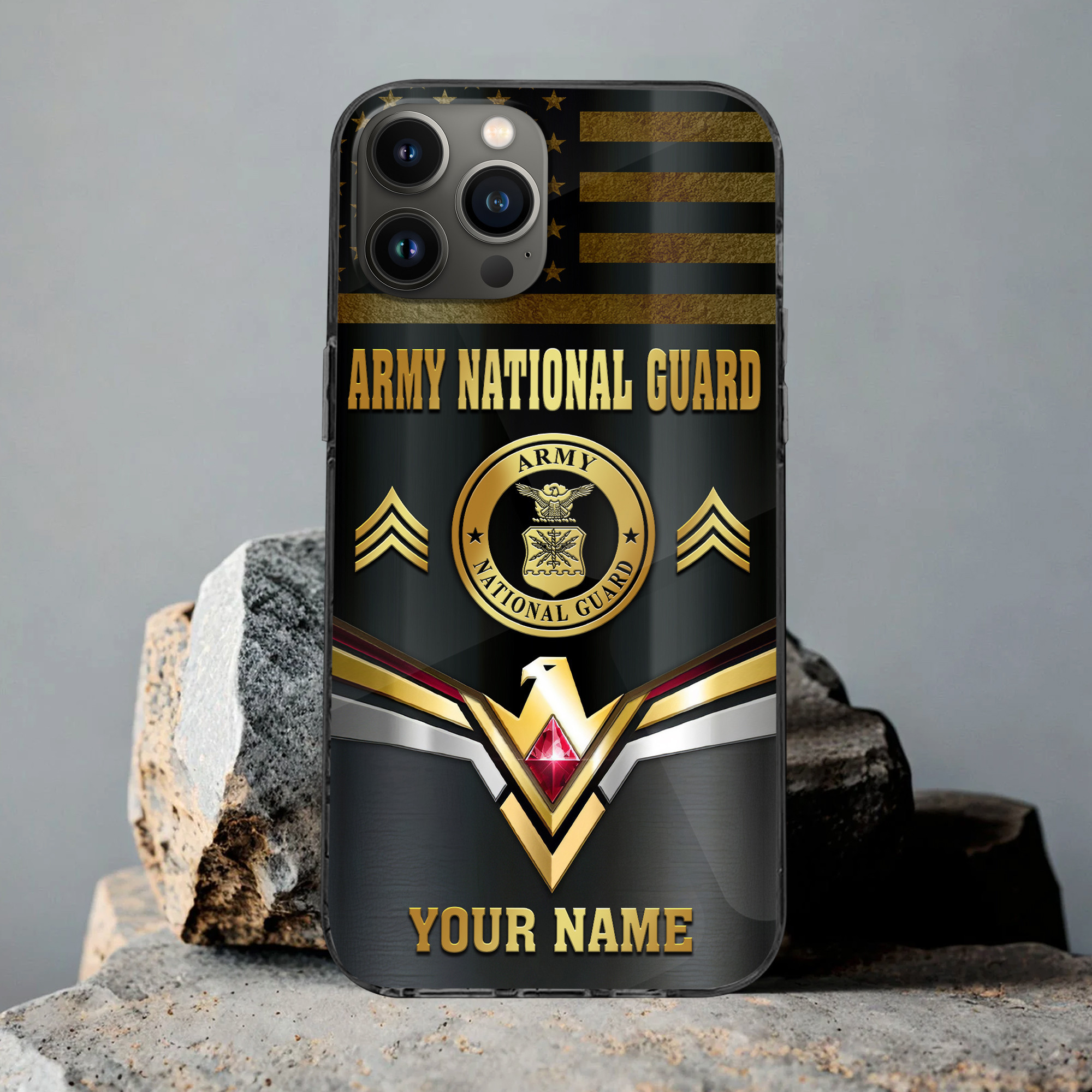 Premium Custom US Army National Guard Phone Case VPVC501708, Gifts For Army National Guard Veteran, Best Gifts On Father’s Day, Armed Forces Day, Independence Day, Veterans Day