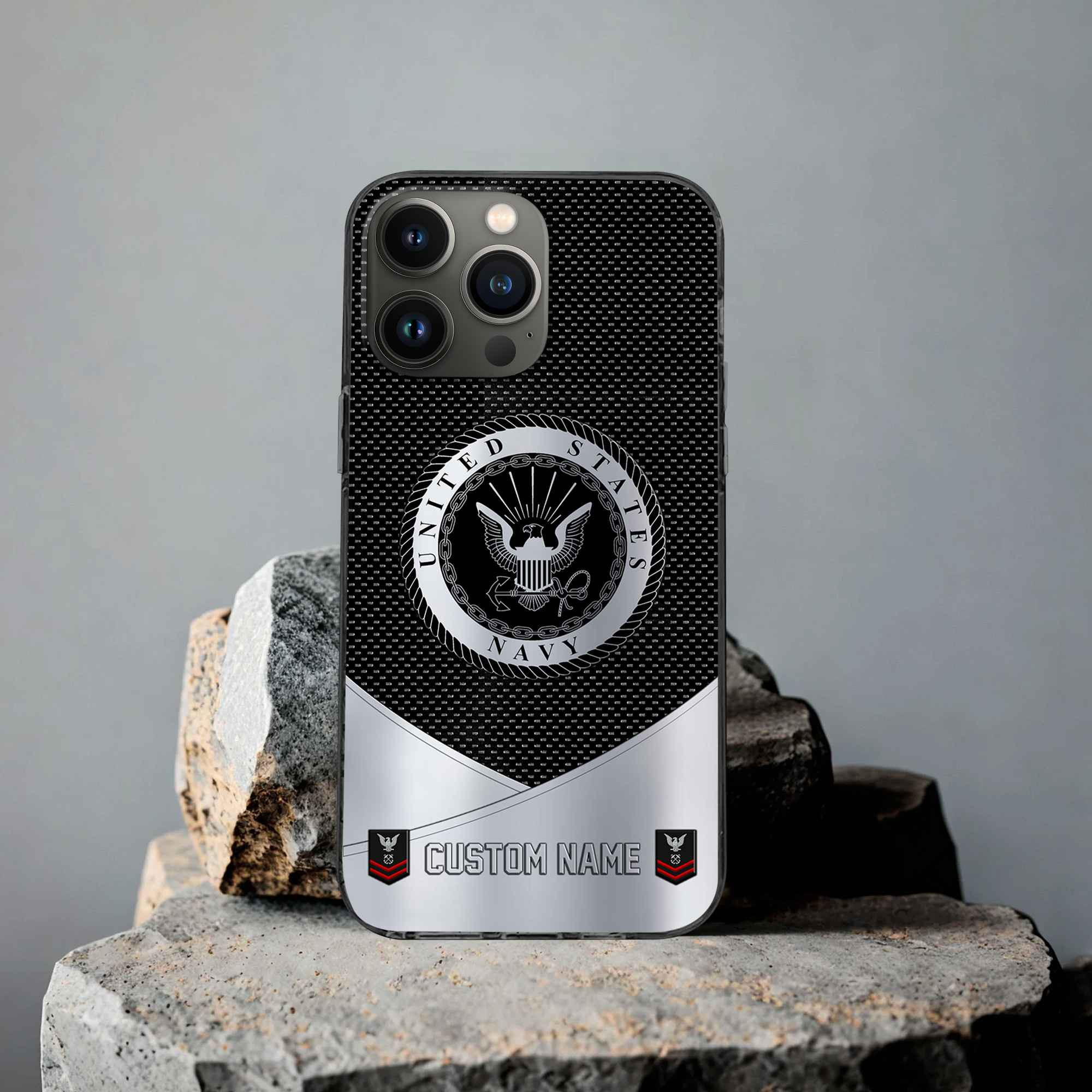 Unique Custom Name, Rank, US Navy Phone Case VPVC502202, Gifts For Navy Veteran, Gifts For Dad, For Husband, Best Gifts On Father’s Day, Independence Day, Veterans Day