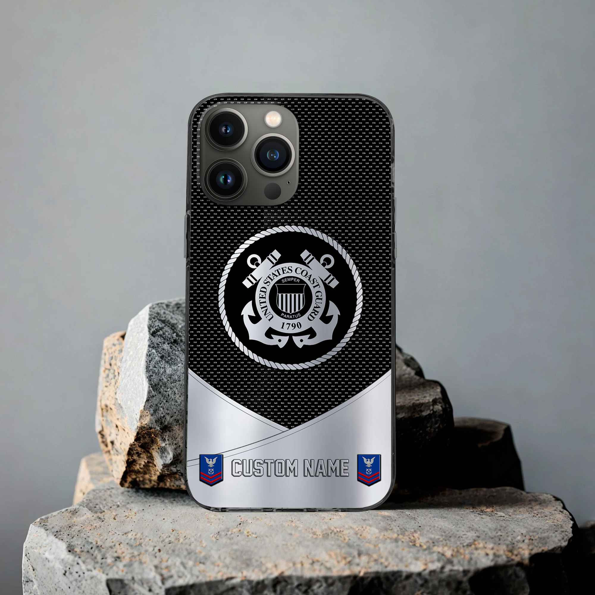 Unique Custom Name, Rank, USCG Phone Case VPVC502205, Gifts For Coast Guard Veteran, Gifts For Dad, For Husband, Best Gifts On Father’s Day, Independence Day, Veterans Day