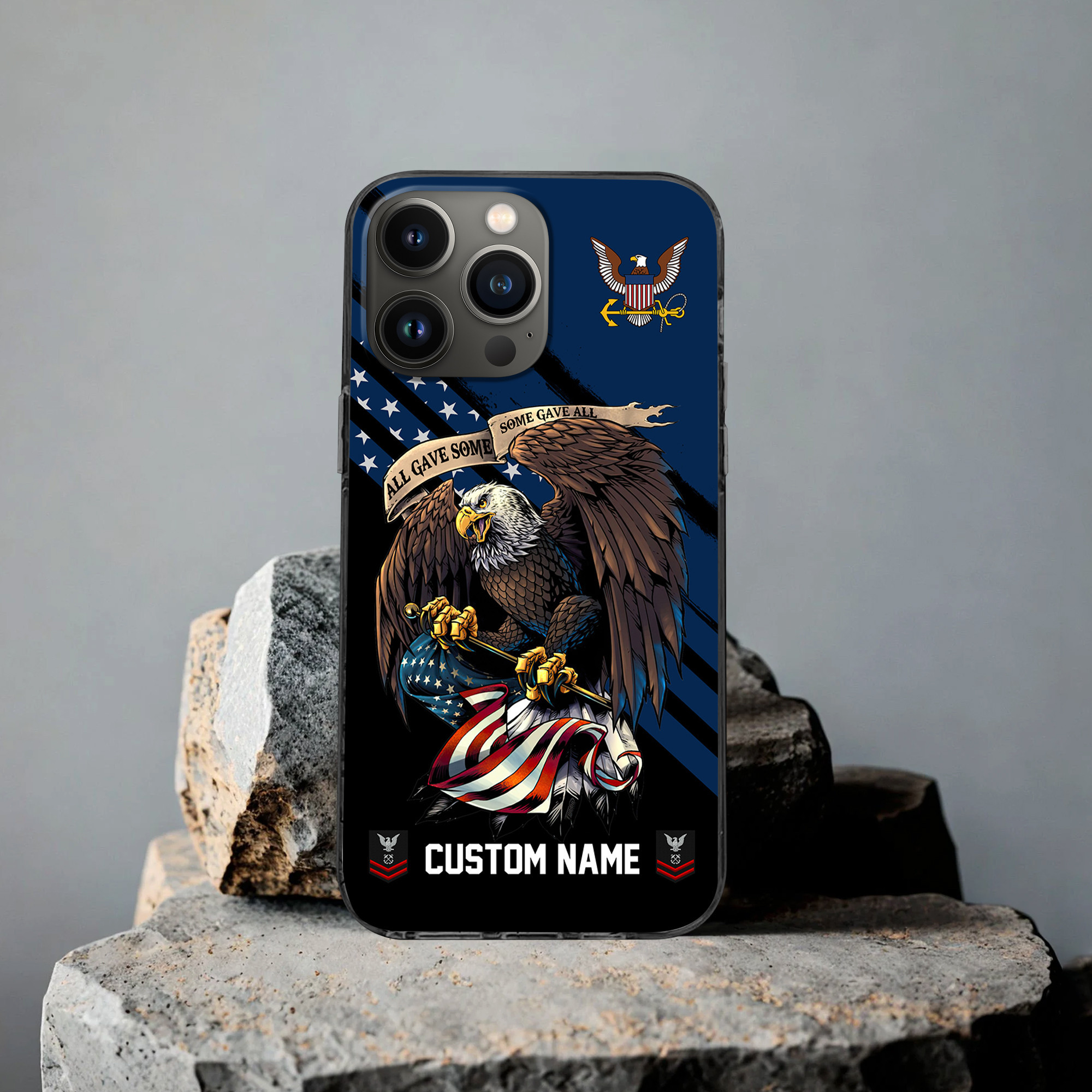 Premium Custom US Navy Phone Case VPVC502302, Gifts For Navy Veteran, Best Gifts On Father’s Day, Armed Forces Day, Independence Day, Veterans Day