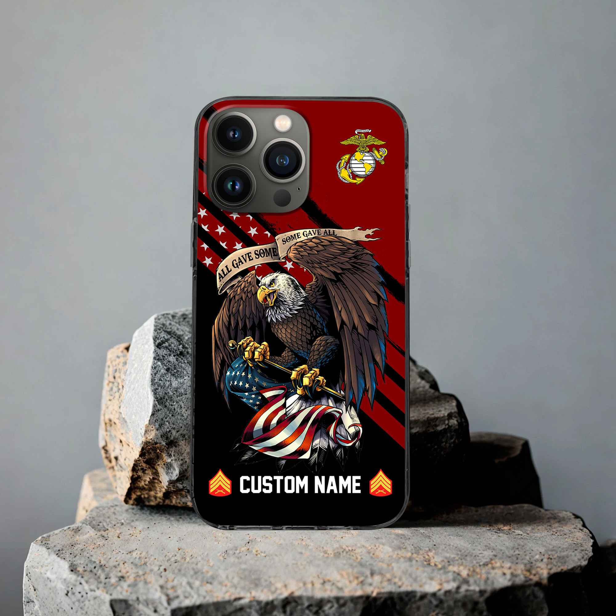 Premium Custom USMC Phone Case VPVC502303, Gifts For Marine Veteran, Best Gifts On Father’s Day, Armed Forces Day, Independence Day, Veterans Day