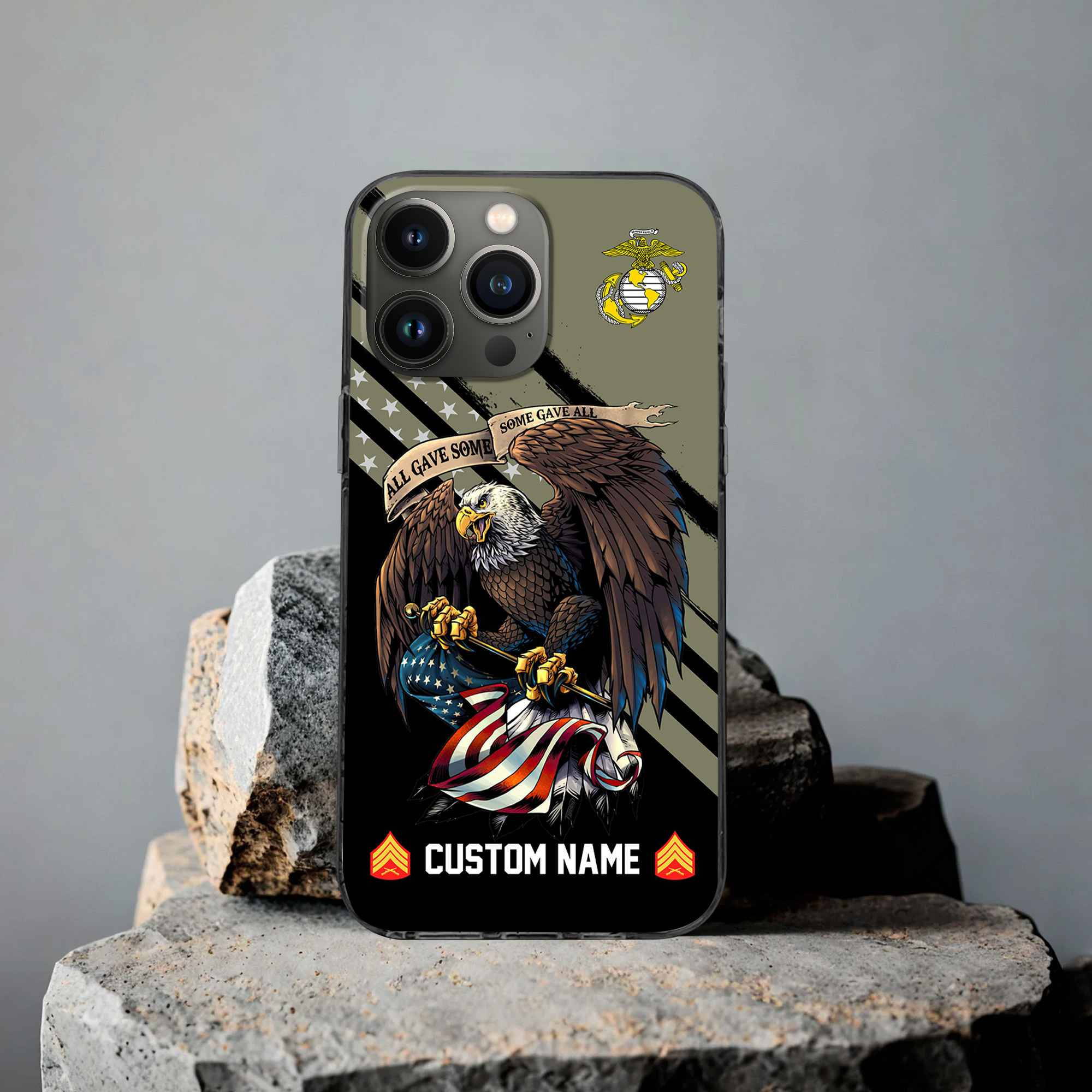 Premium Custom USMC Phone Case VPVC502311, Gifts For Marine Veteran, Best Gifts On Father’s Day, Armed Forces Day, Independence Day, Veterans Day