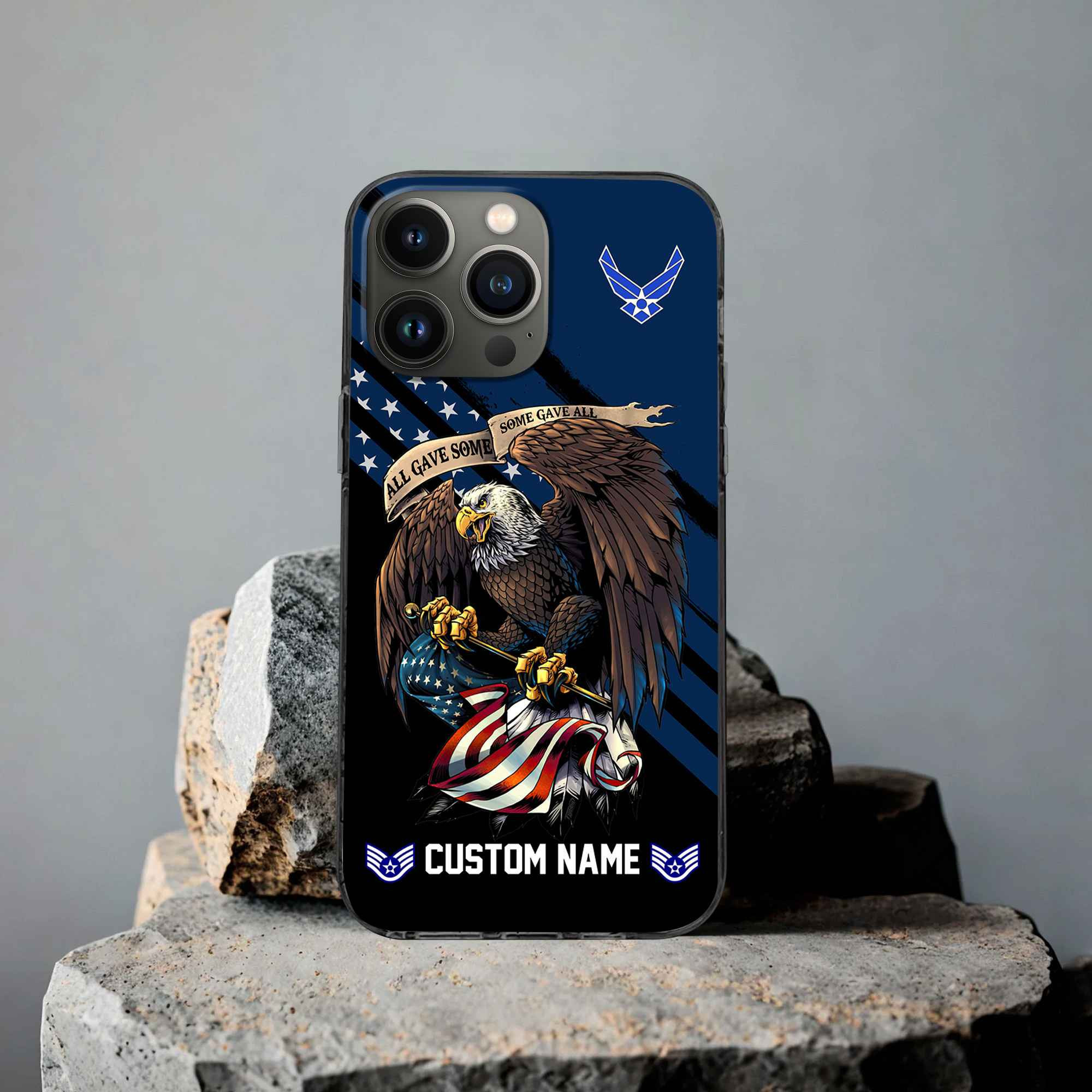 Premium Custom USAF Phone Case VPVC502312, Gifts For Air Force Veteran, Best Gifts On Father’s Day, Armed Forces Day, Independence Day, Veterans Day