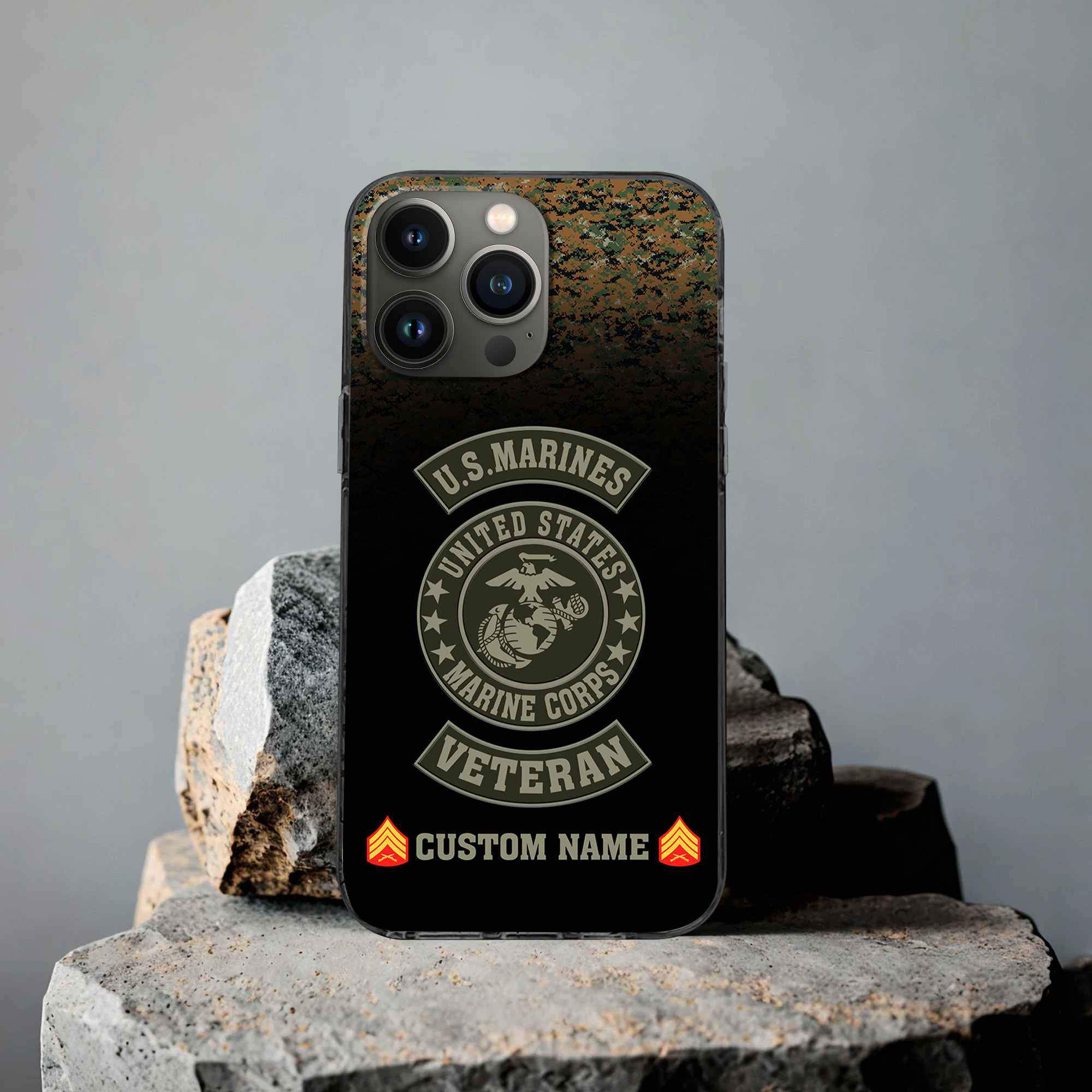 USMC Custom Phone Case VPVC502403, Gifts For Marine Veteran, Best Gifts On Father’s Day, Armed Forces Day, Independence Day, Veterans Day