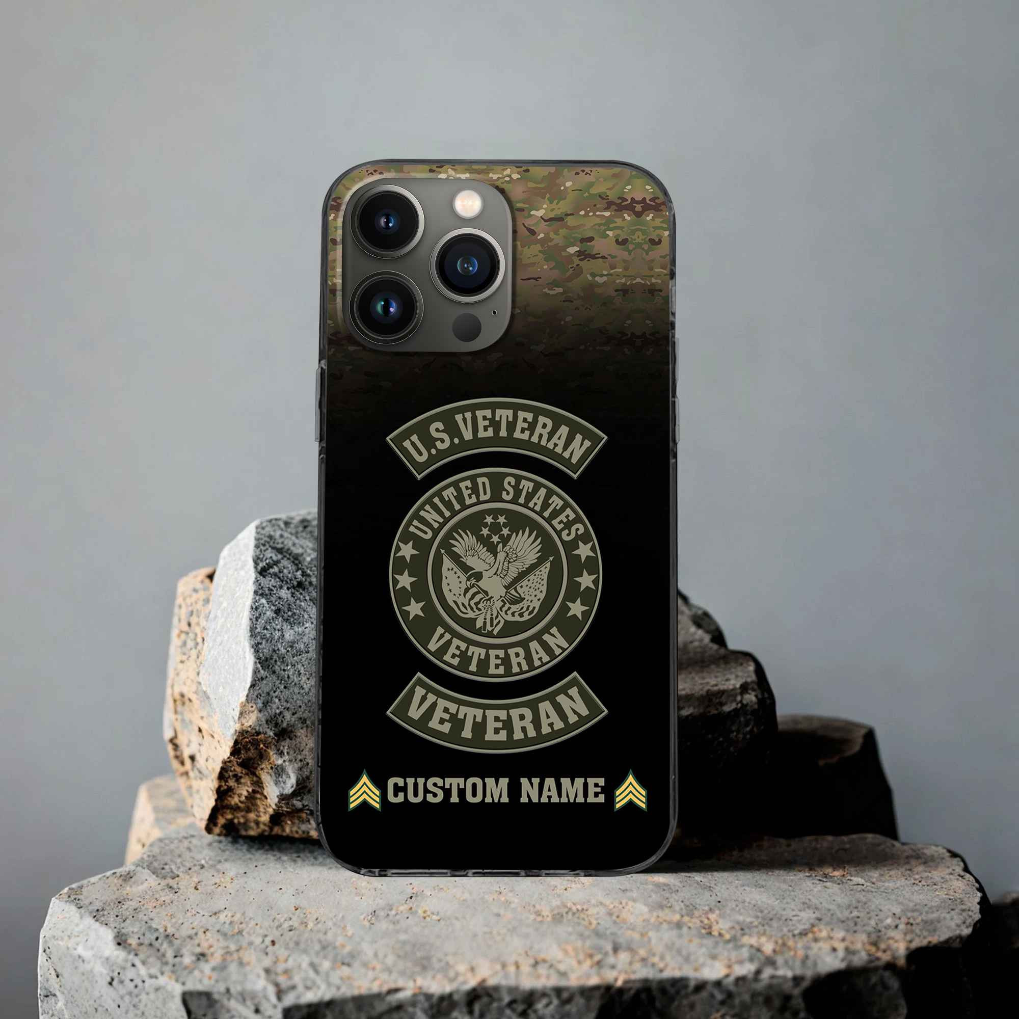US Veteran Custom Phone Case VPVC502407, Gifts For US Veteran, Best Gifts On Father’s Day, Armed Forces Day, Independence Day, Veterans Day