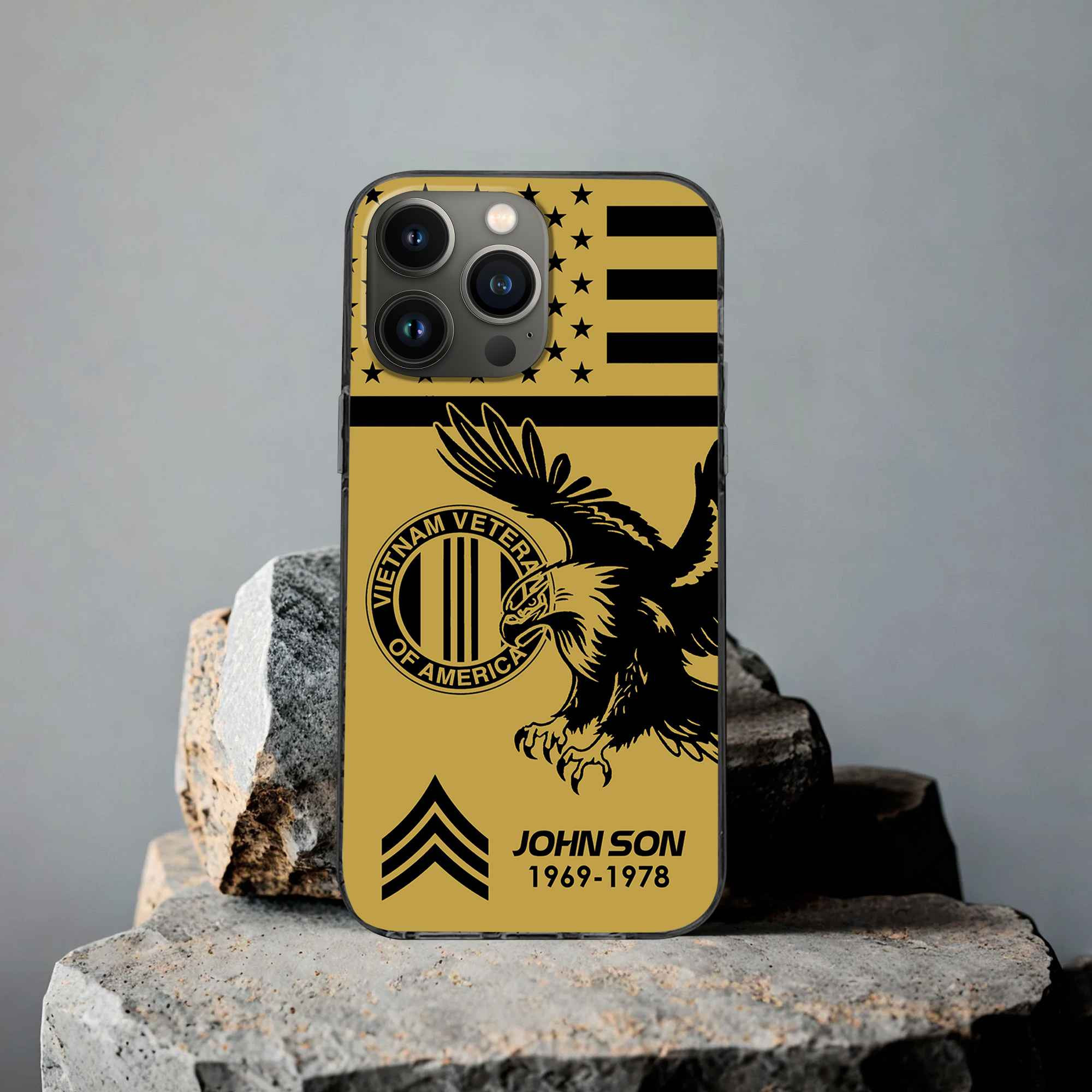 Premium Custom Vietnam Veteran Phone Case VPVC502806, Gifts For Vietnam Veteran, Best Gifts On Father’s Day, Armed Forces Day, Independence Day, Veterans Day