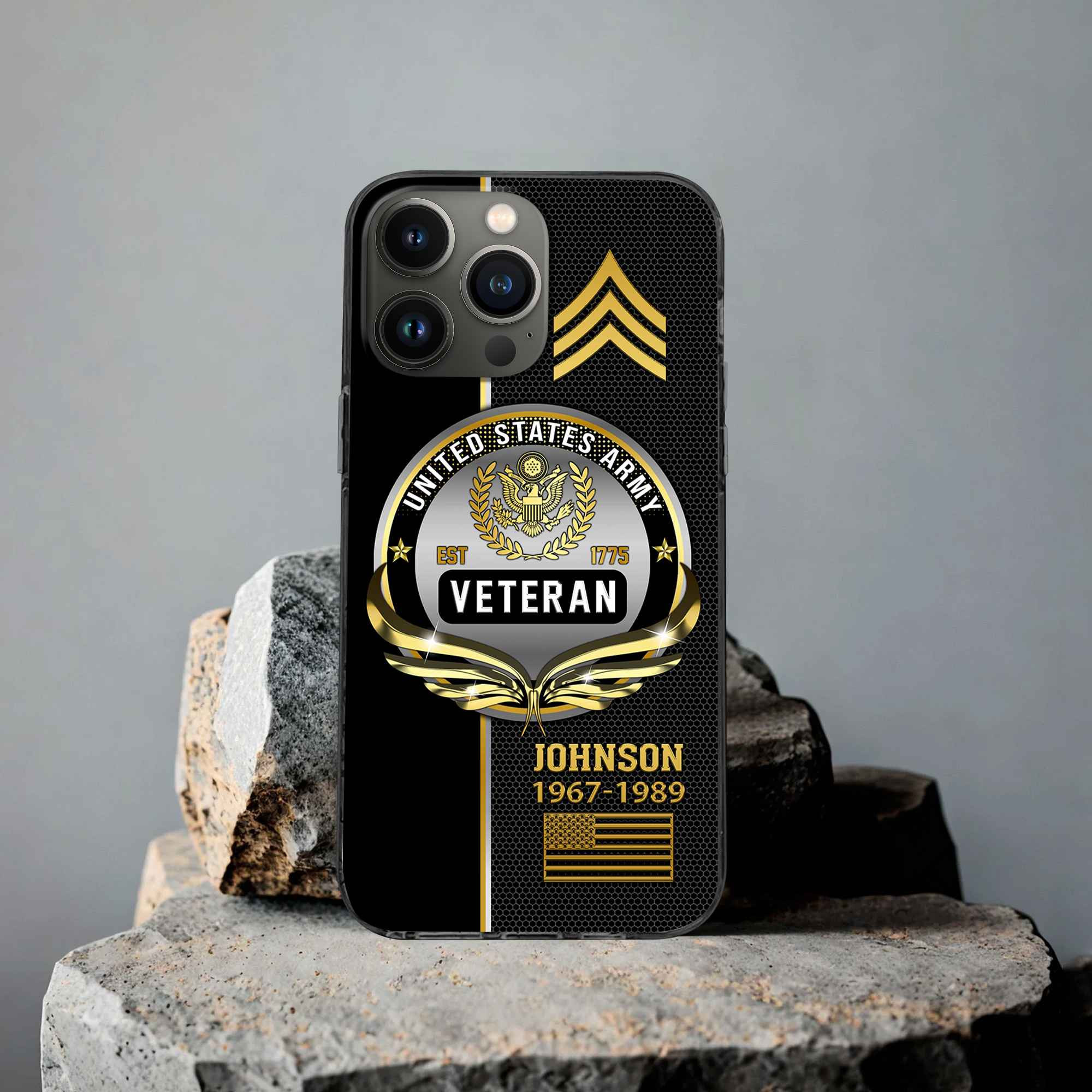 US Army Custom Phone Case VPVC502901, Gifts For Army Veteran, Best Gifts On Father’s Day, Armed Forces Day, Independence Day, Veterans Day