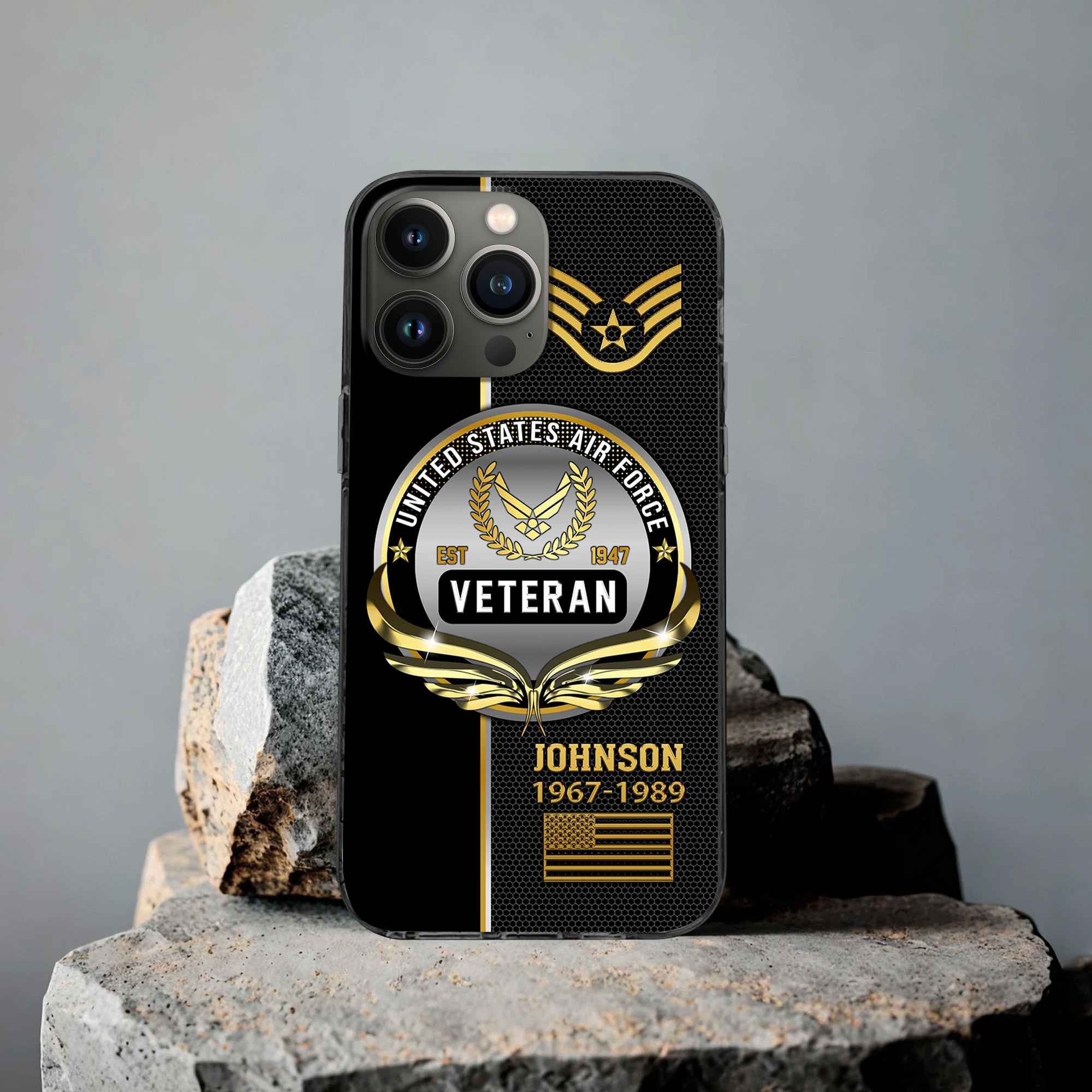 USAF Custom Phone Case VPVC502904, Gifts For Air Force Veteran, Best Gifts On Father’s Day, Armed Forces Day, Independence Day, Veterans Day