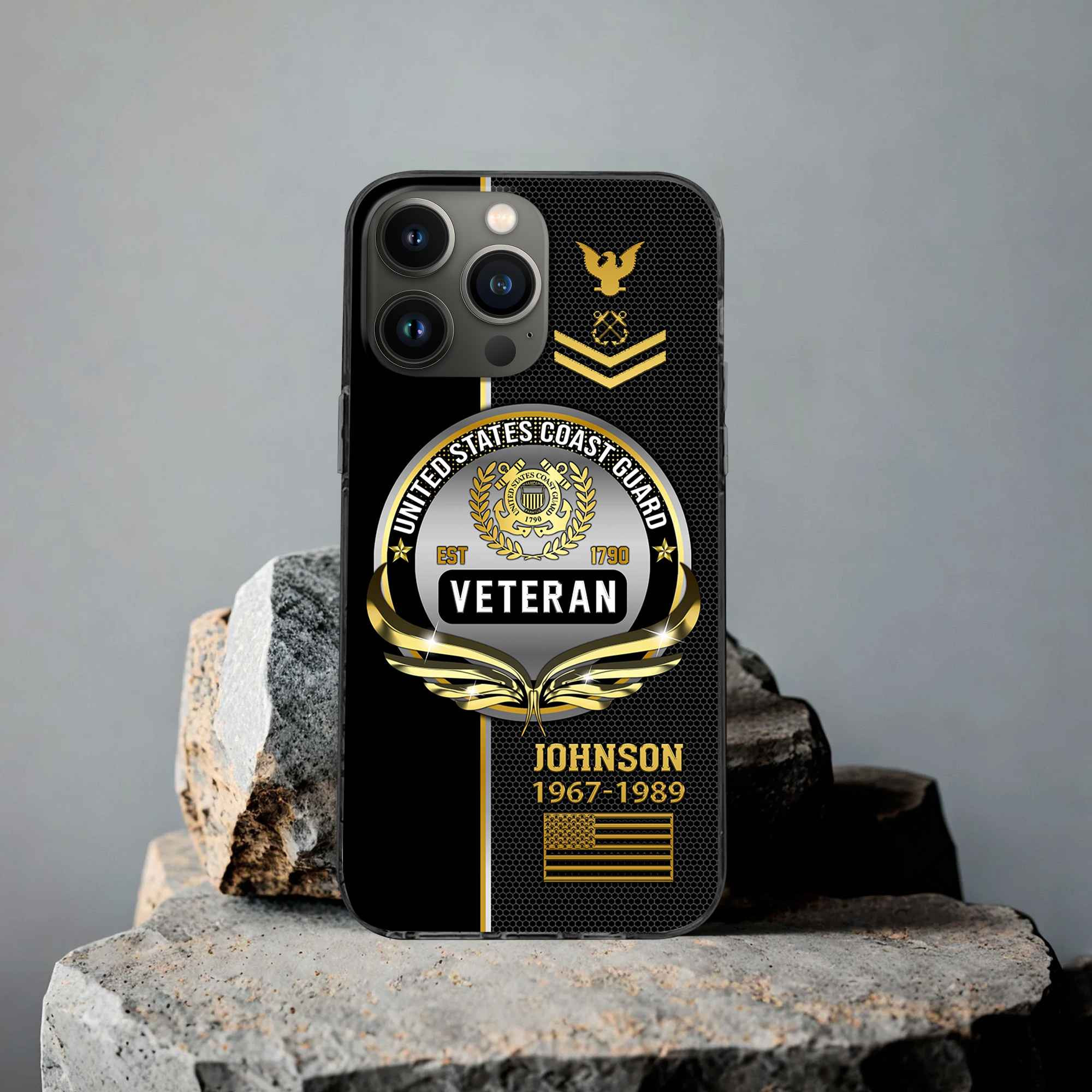 USCG Custom Phone Case VPVC502905, Gifts For Coast Guard Veteran, Best Gifts On Father’s Day, Armed Forces Day, Independence Day, Veterans Day