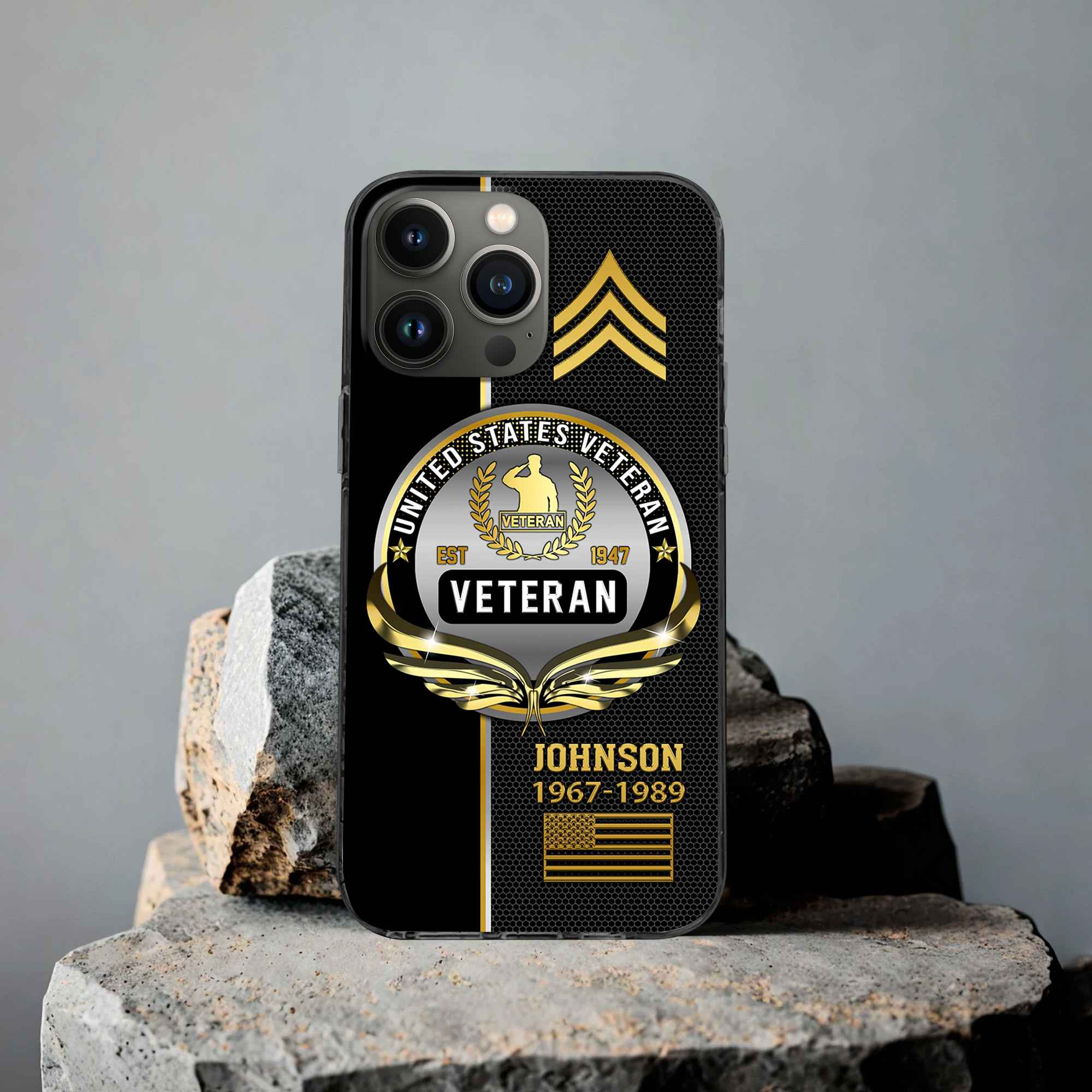 US Veteran Custom Phone Case VPVC502907, Gifts For US Veteran, Best Gifts On Father’s Day, Armed Forces Day, Independence Day, Veterans Day