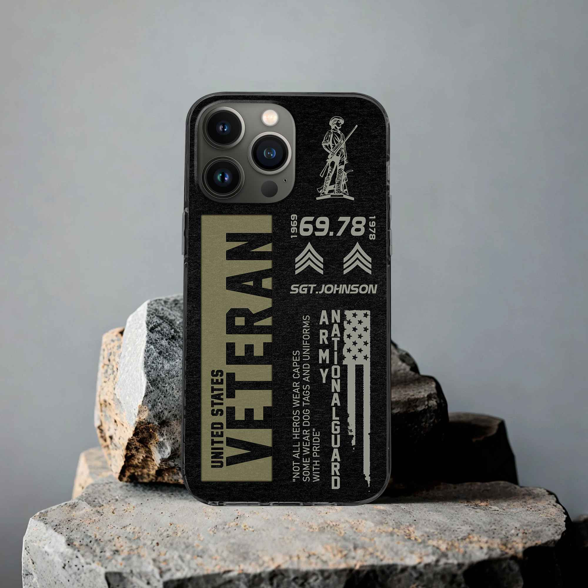 Premium US Army National Guard Phone Case VPVC503008, Custom Name, Rank, Year, Gifts For Army National Guard Veteran, Best Gifts On Father’s Day, Armed Forces Day, Independence Day, Veterans Day