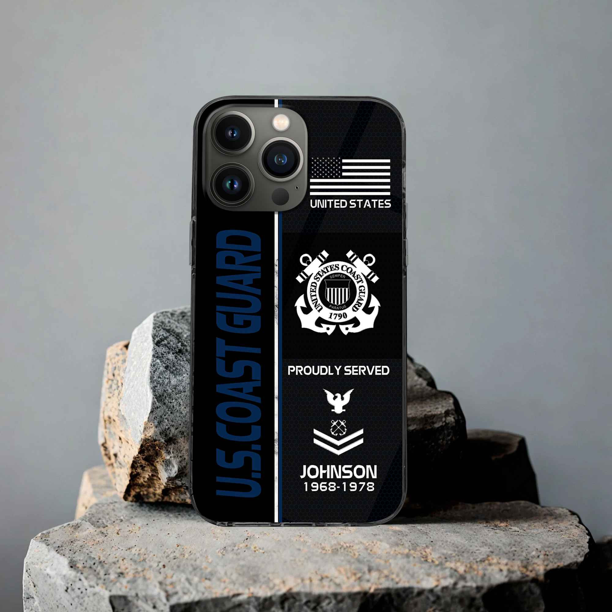 Premium Custom USCG Phone Case VPVC503105, Gifts For Coast Guard Veteran, Gifts For Dad, For Husband, Best Gifts On Father’s Day, Armed Forces Day, Independence Day, Veterans Day
