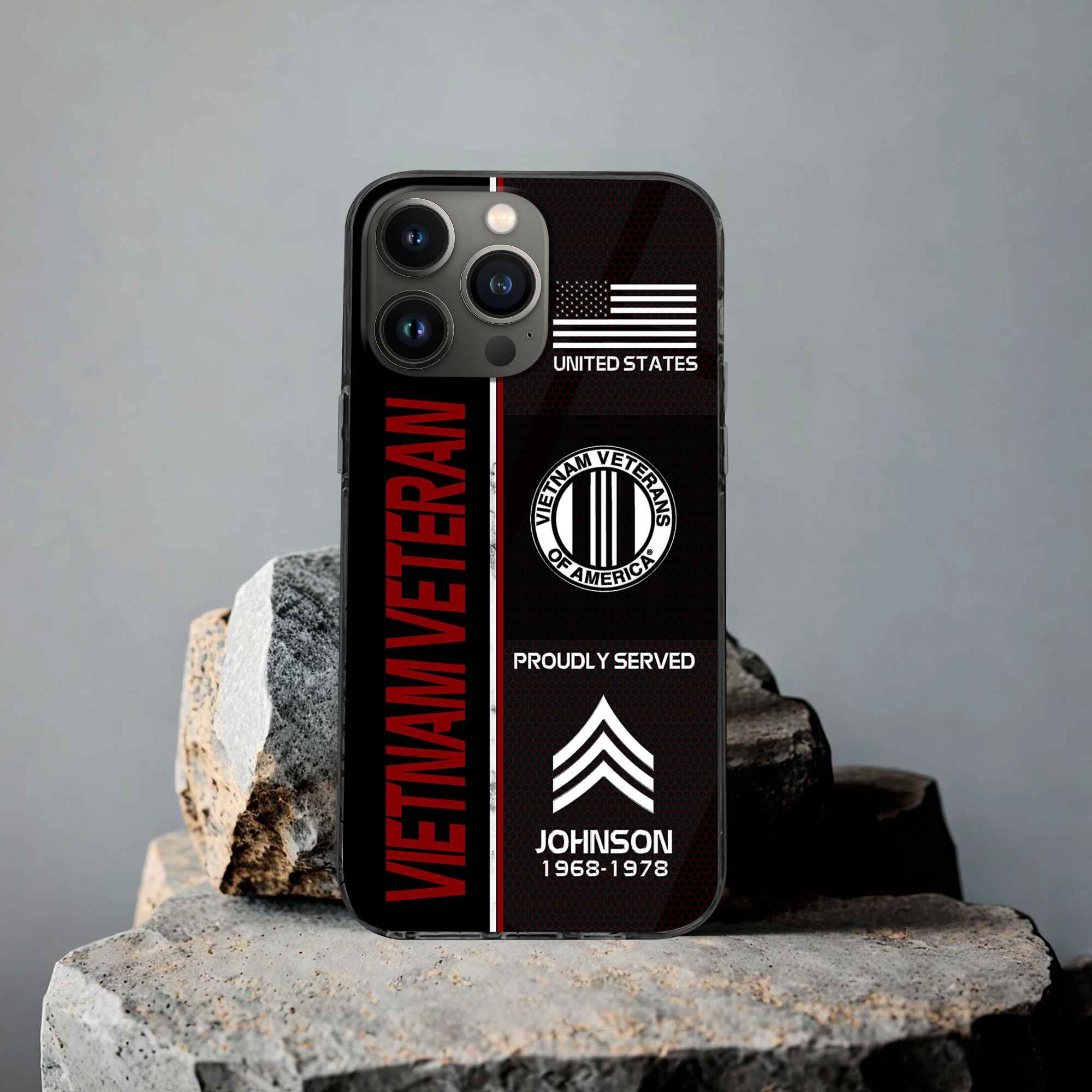 Premium Custom Vietnam Veteran Phone Case VPVC503106, Gifts For Vietnam Veteran, Gifts For Dad, For Husband, Best Gifts On Father’s Day, Armed Forces Day, Independence Day, Veterans Day