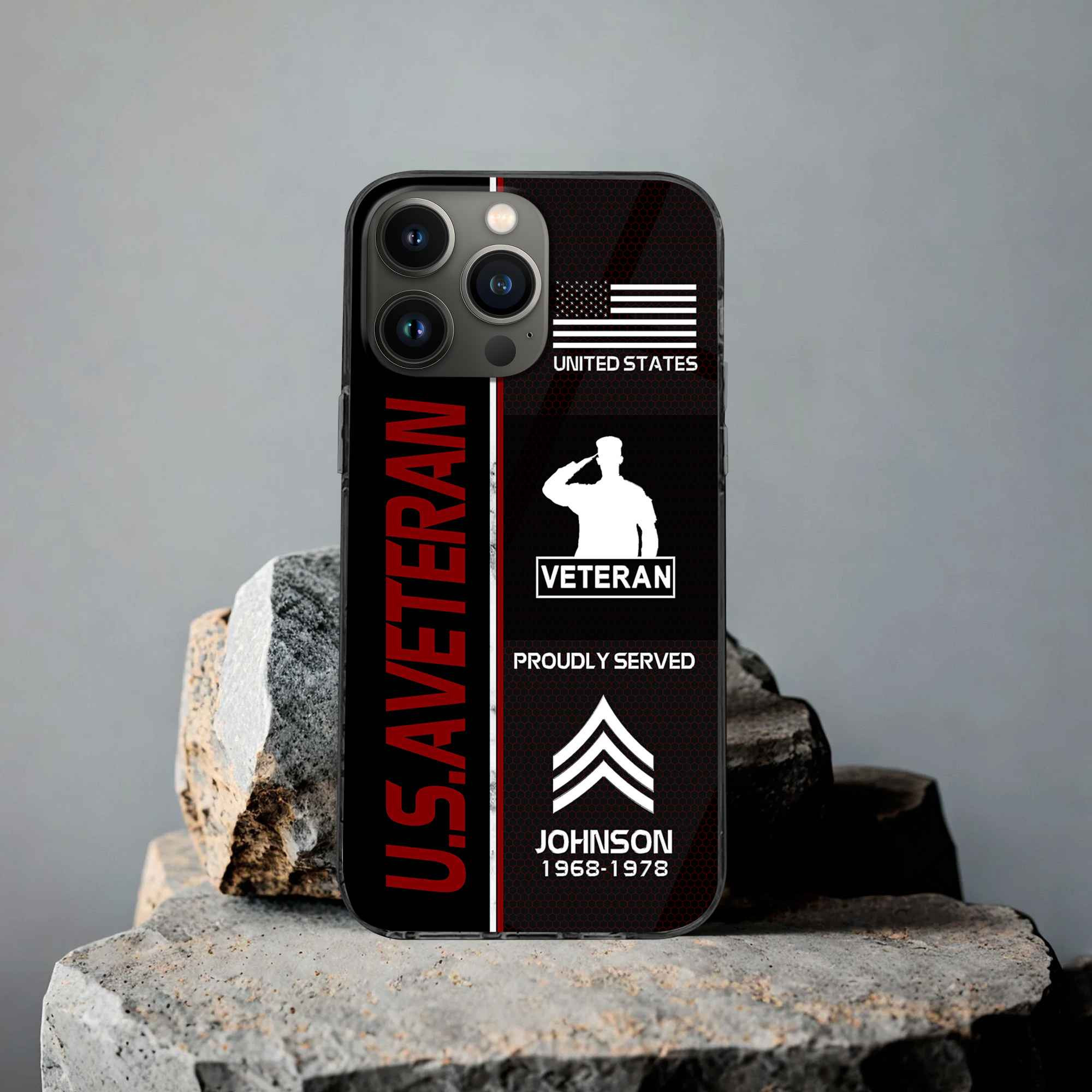 Premium Custom US Veteran Phone Case VPVC503107, Gifts For US Veteran, Gifts For Dad, For Husband, Best Gifts On Father’s Day, Armed Forces Day, Independence Day, Veterans Day