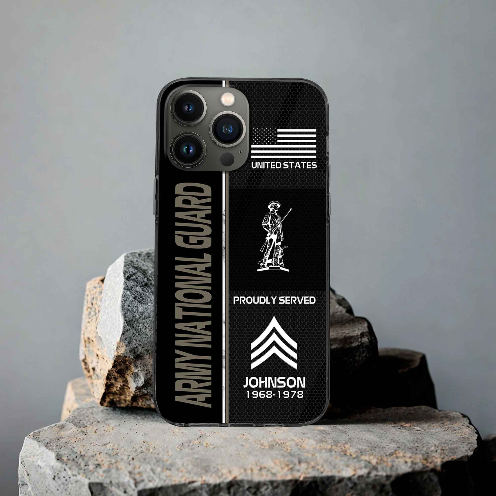 Premium Custom US Army National Guard Phone Case VPVC503108, Gifts For Army National Guard Veteran, Gifts For Dad, For Husband, Best Gifts On Father’s Day, Armed Forces Day, Independence Day, Veterans Day