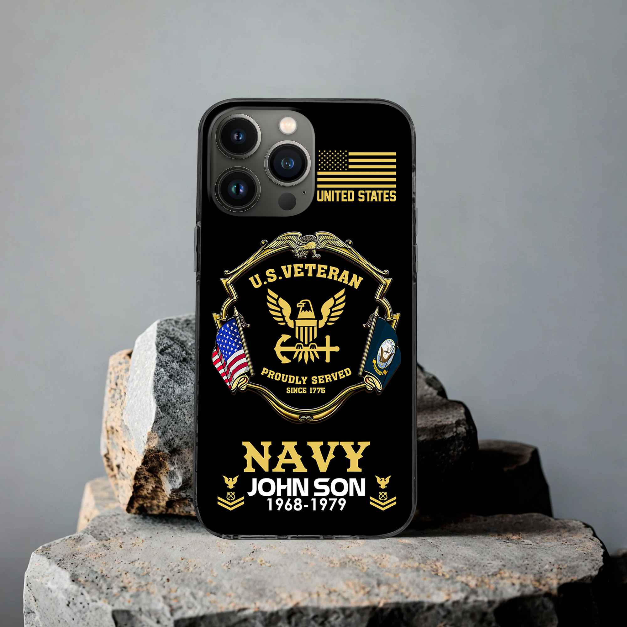 Premium Custom US Navy Phone Case VPVC503302, Gifts For Navy Veteran, Best Gifts On Father’s Day, Armed Forces Day, Independence Day, Veterans Day