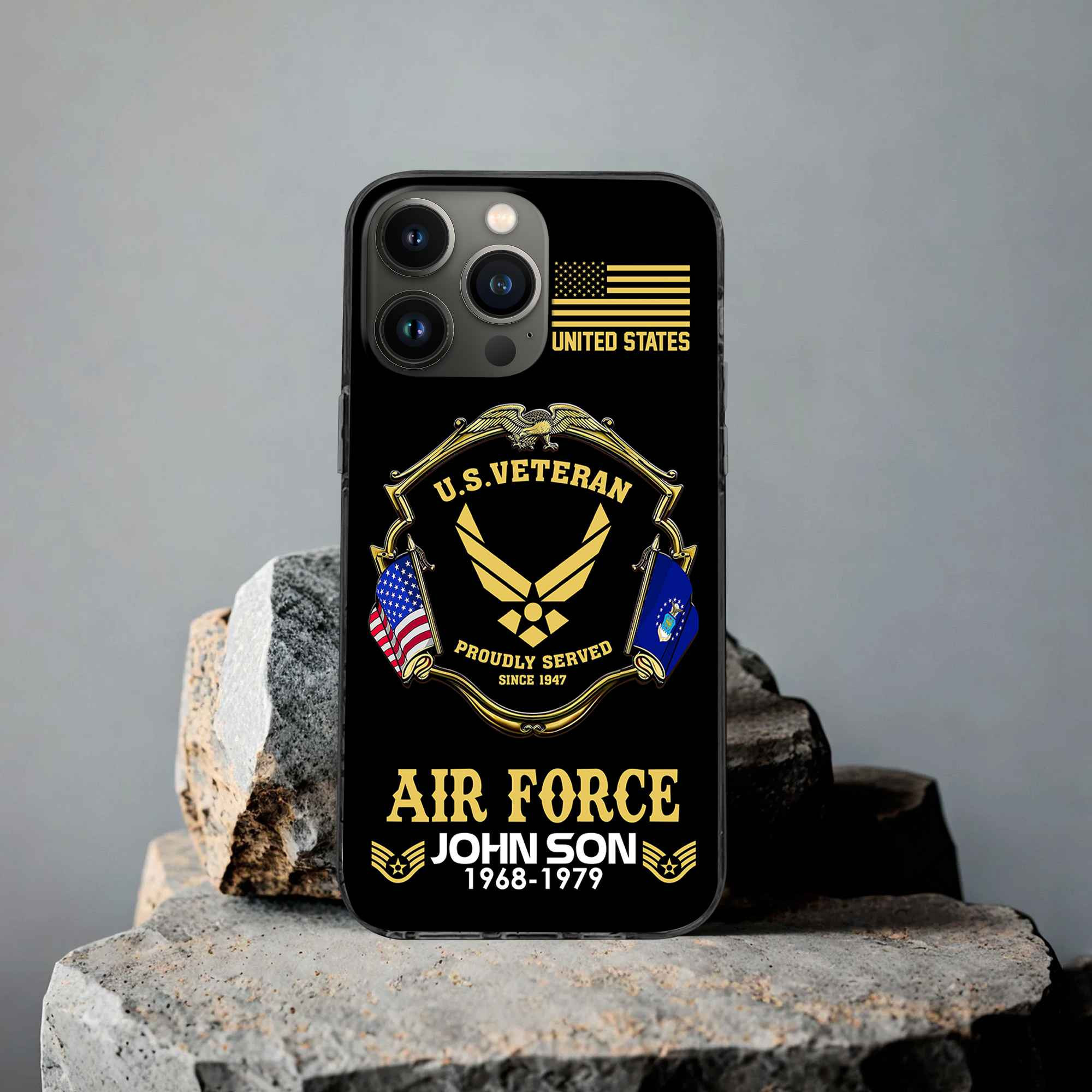 Premium Custom USAF Phone Case VPVC503304, Gifts For Air Force Veteran, Best Gifts On Father’s Day, Armed Forces Day, Independence Day, Veterans Day
