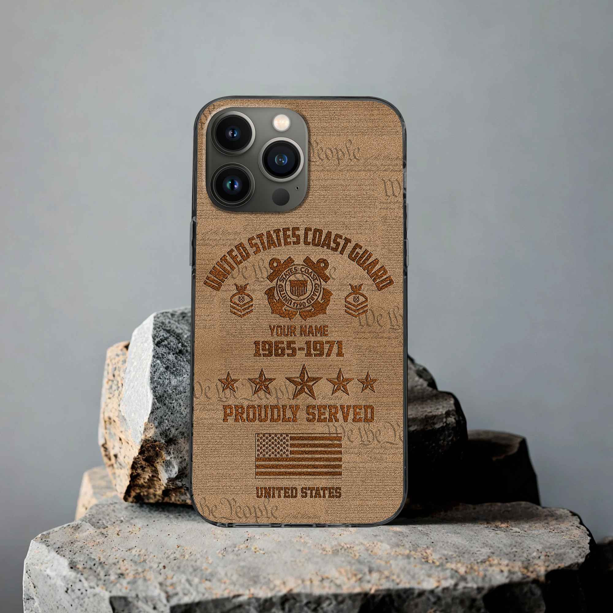 USCG Custom Phone Case VPVC503405, Gifts For Coast Guard Veteran, Best Gifts On Father’s Day, Armed Forces Day, Independence Day, Veterans Day