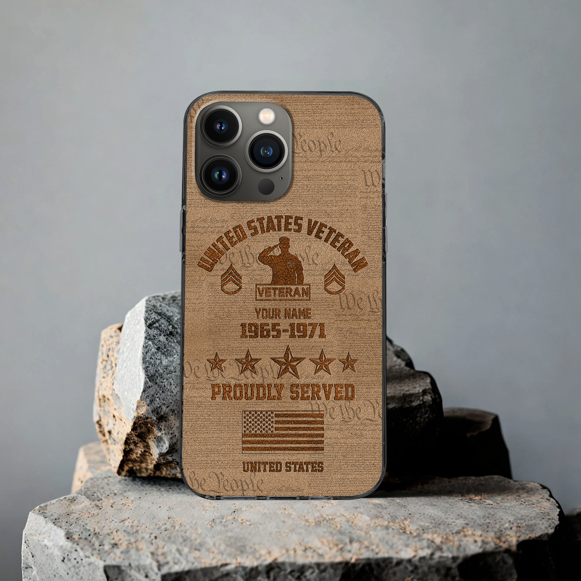 US Veteran Custom Phone Case VPVC503407, Gifts For US Veteran, Best Gifts On Father’s Day, Armed Forces Day, Independence Day, Veterans Day